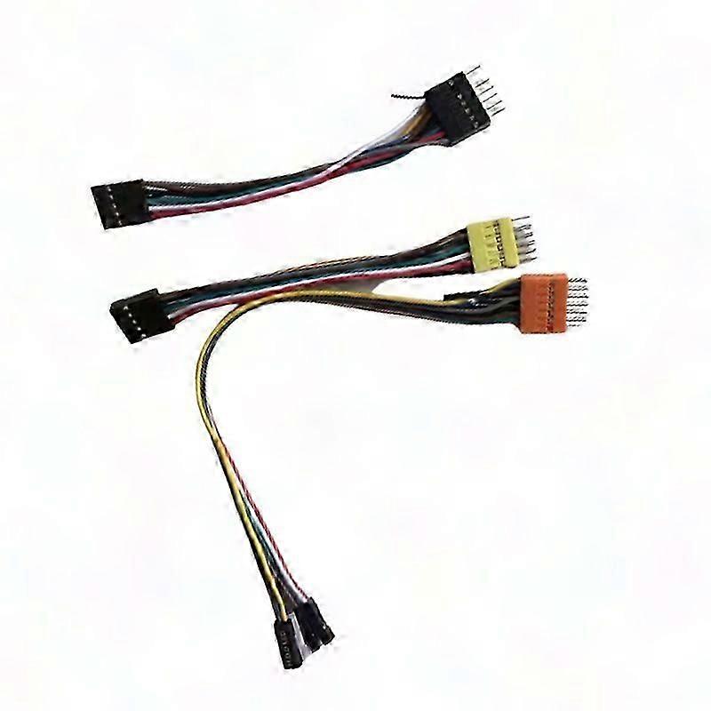 3Pcs/Set Chassis Wiring Cable Kit: USB, Switch Cables for Standard Motherboards