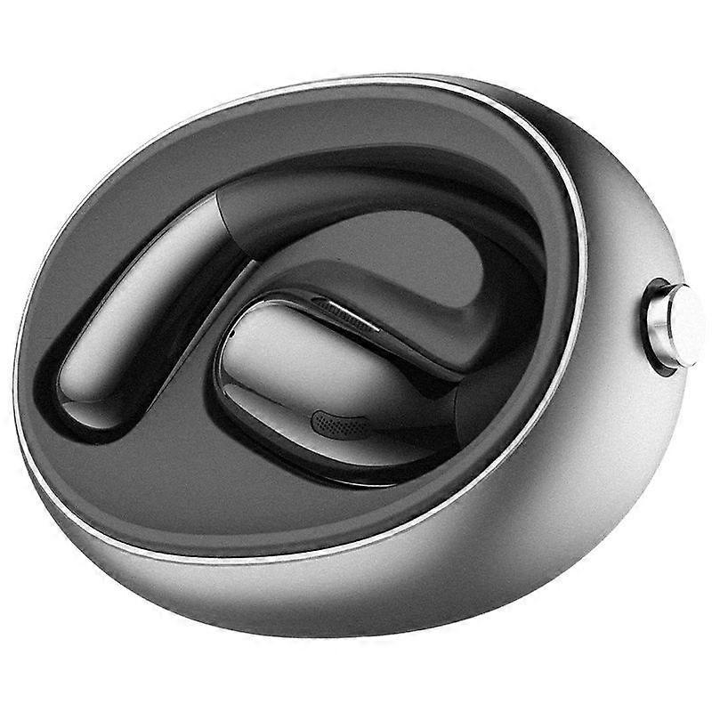 AI Translation Headset Bluetooth 5.3 140+ Countries HD Call Zero Sense Wearing Low Latency Game Powerful Magnetic Suction(Black)