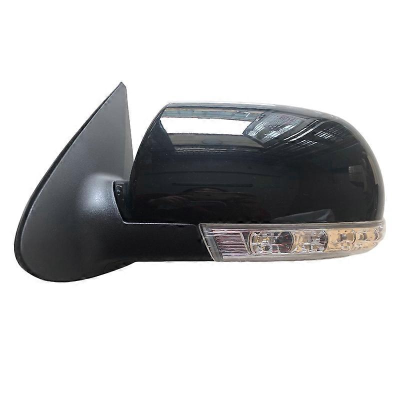 Left Right Car Folding Side Rearview Mirror For Hyundai Santa Fe 2.4L 2.7L 2007 2008 2009 2010 2011 2012 8PINS With Lamp
