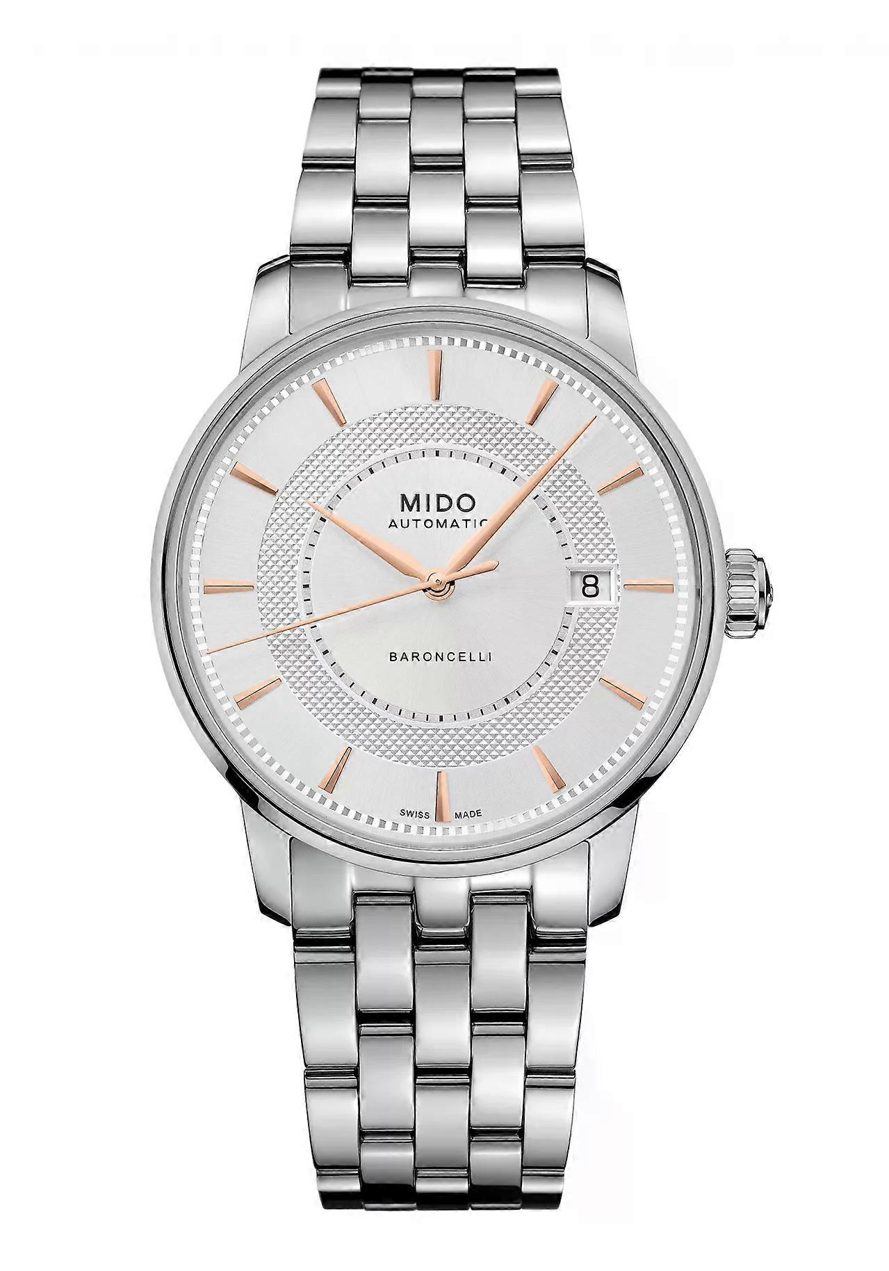 Mido Baroncelli Signature Herrenuhr Silber (M037.407.11.031.01)