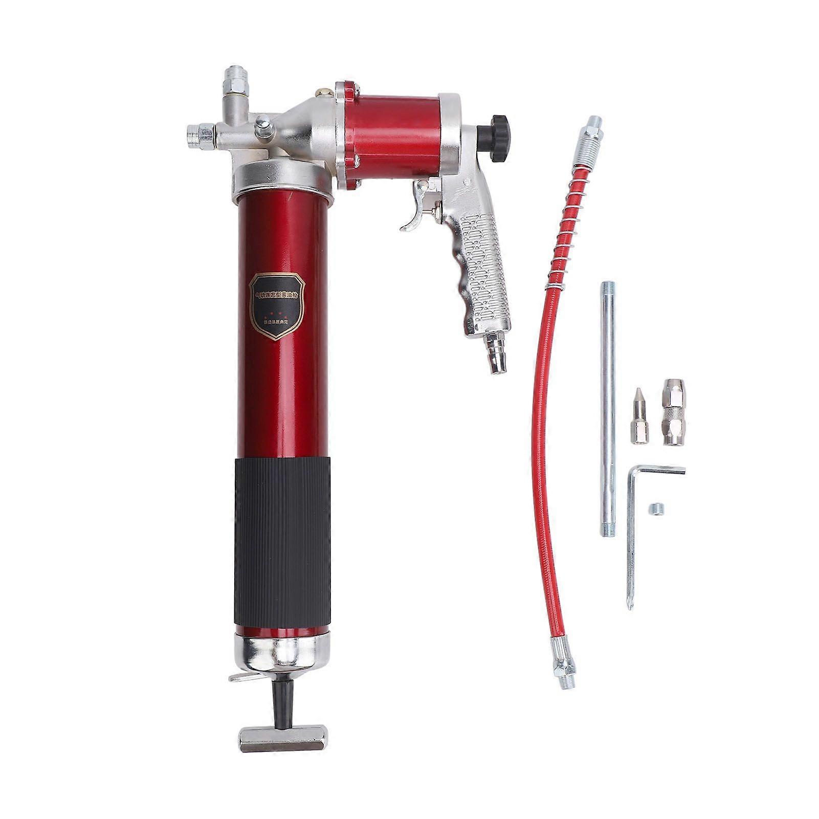 10000 to 12000PSI Grease Gun Pistol Grip Set Heavy Duty Automatic Lubrication Pneumatic Grease Gun Kit G1/4in