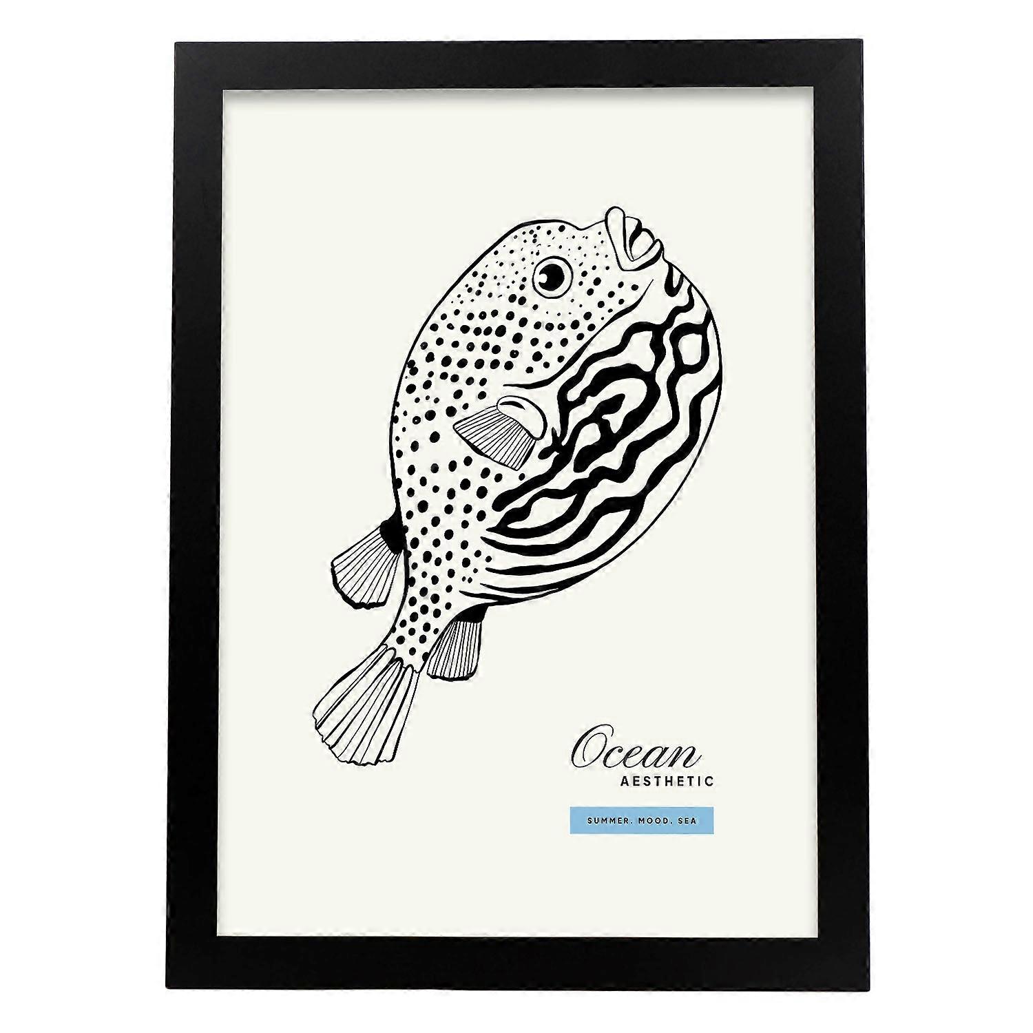 Affiche poisson-globe