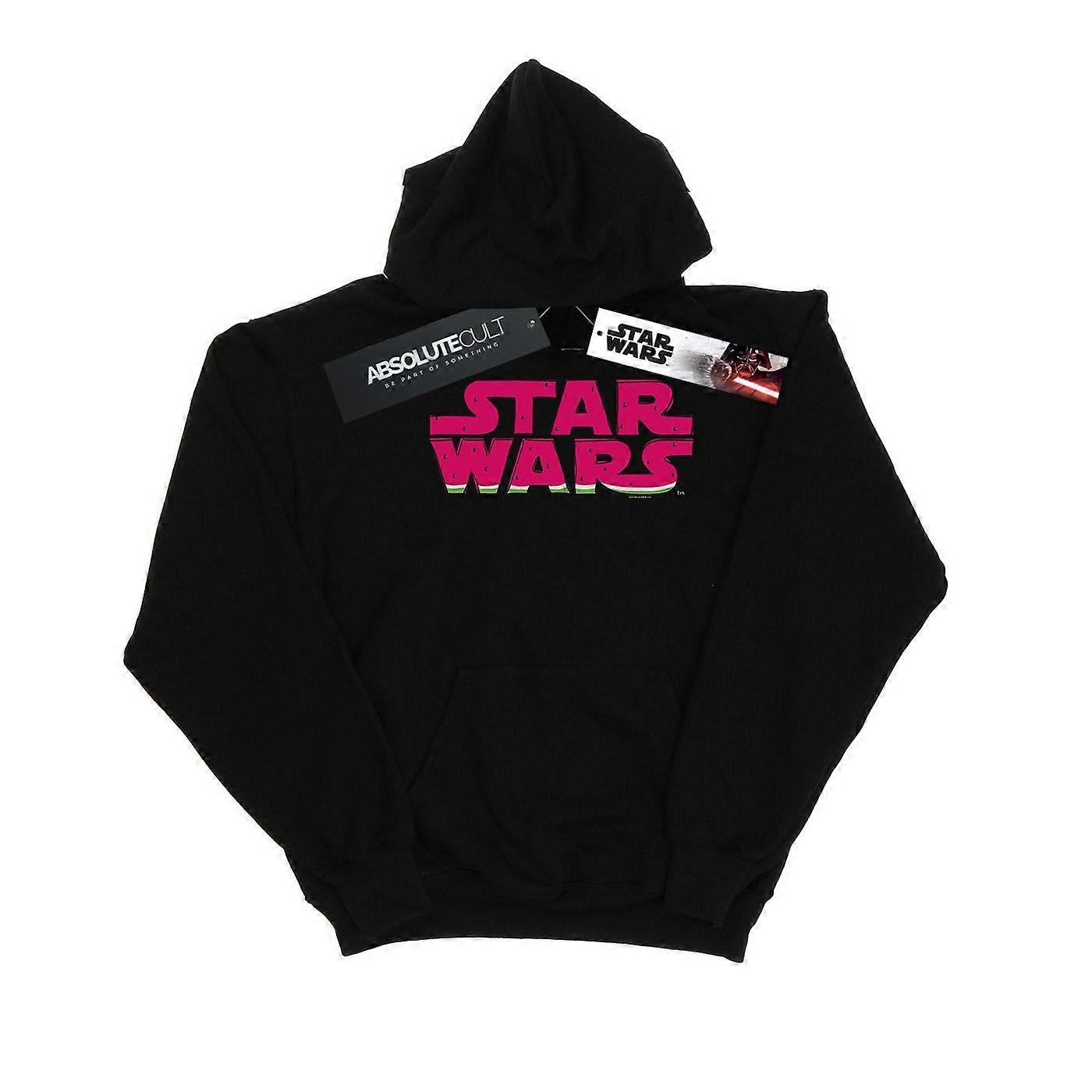 Star Wars flickor vattenmelon logo hoodie