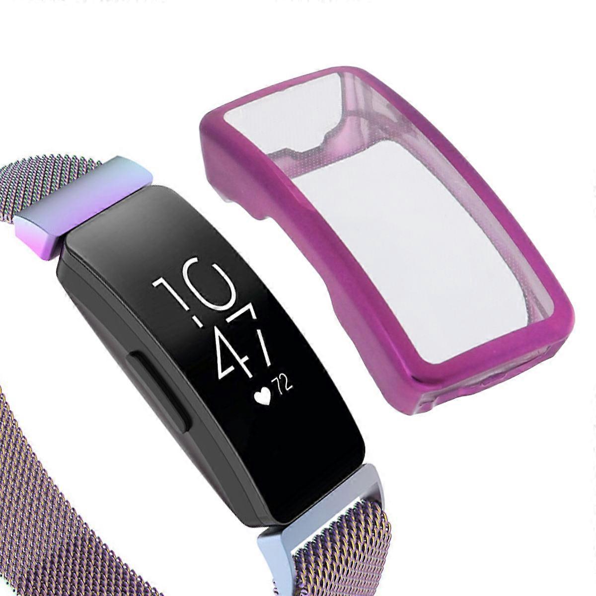 Durable Scratch Protection TPU Watch Cover Suitable For Smartwatch Daily Use Purple Color 1Pcs