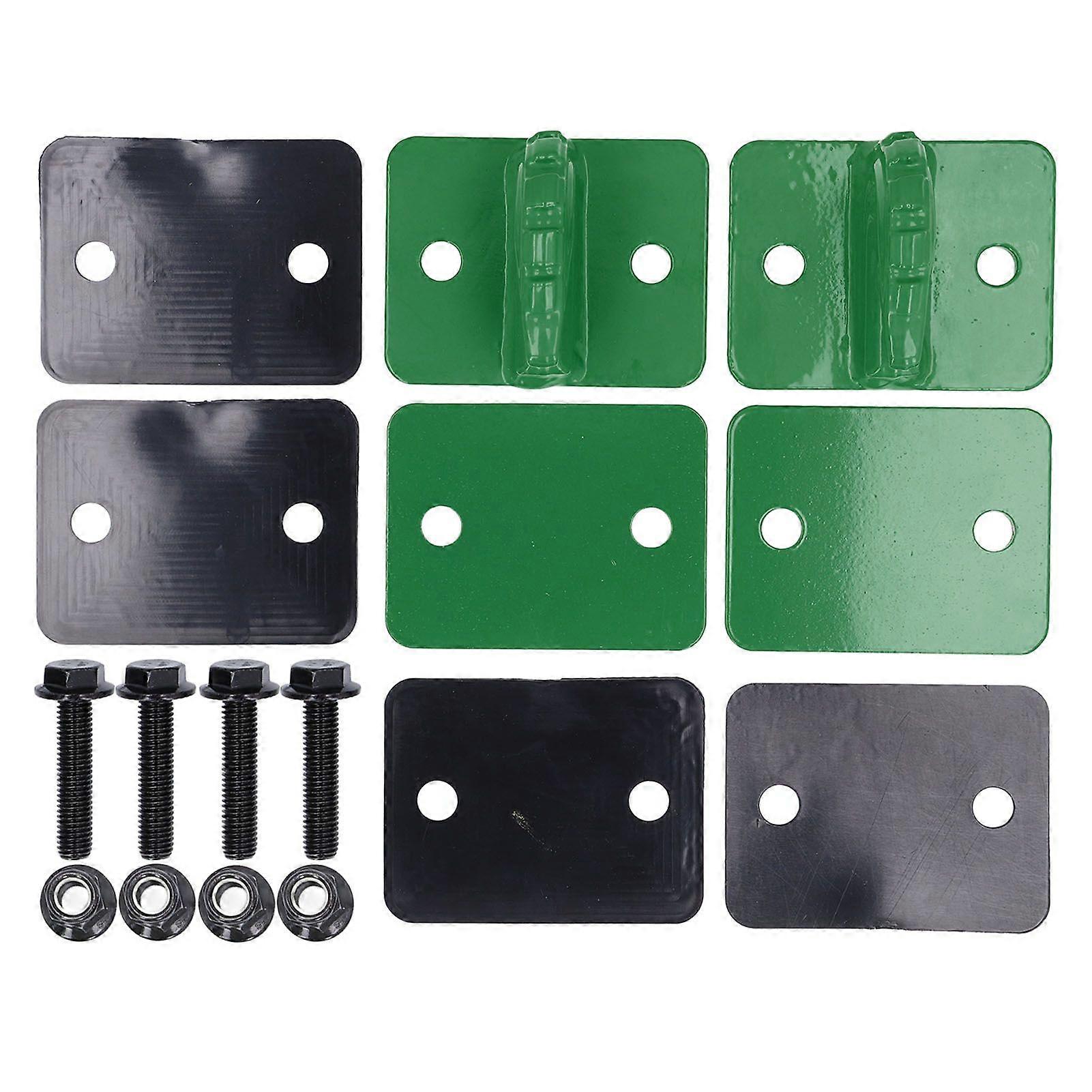 2 Set Tractor Bucket Grab Hook Set 3/8in Grade 70 Alloy Steel Tractor Bucket Hook for RV UTV 15000LBS Green