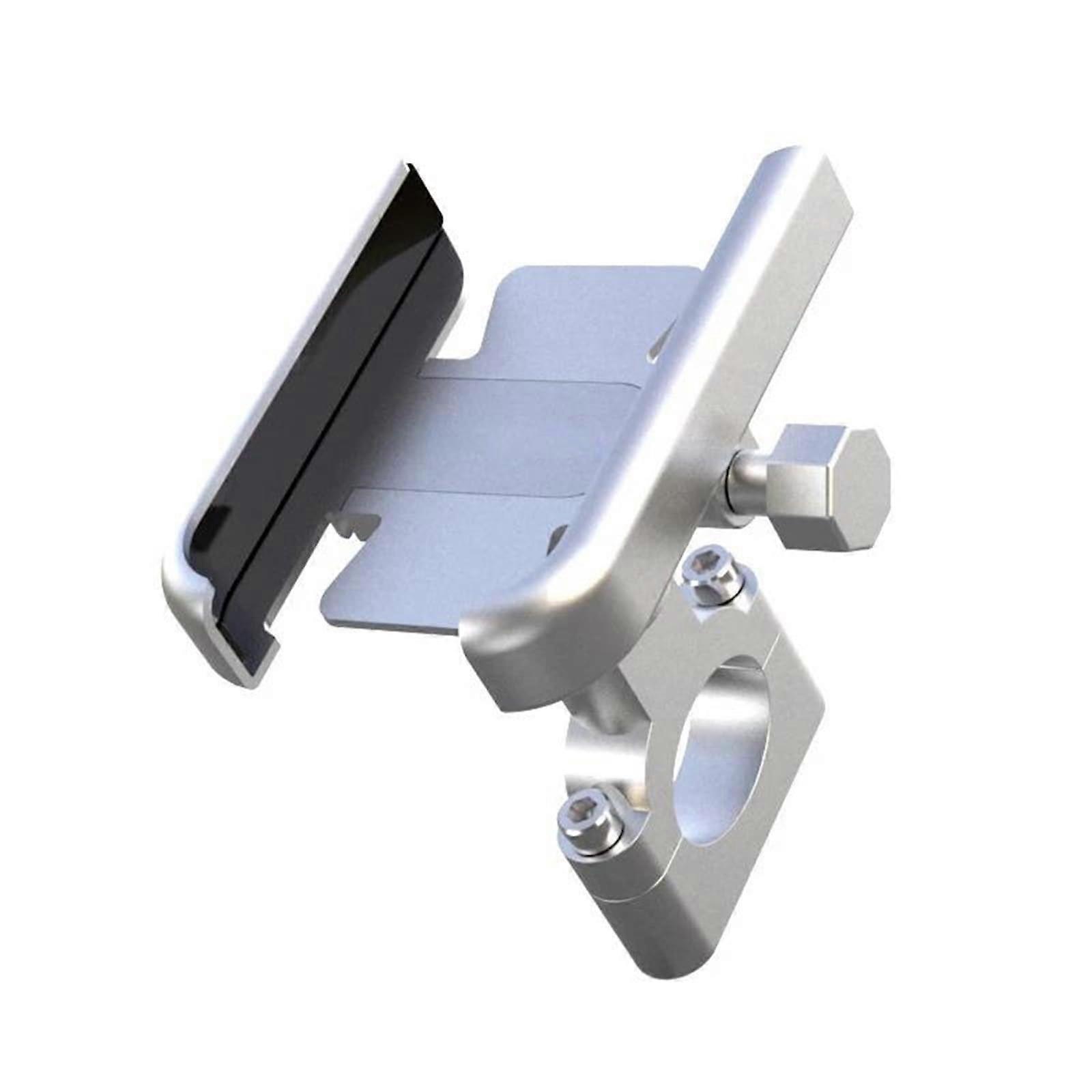 Navigation Bracket Motorcycle Mobile Phone Holder GPS Navigator Rearview Mirror for Forza 125 250 300 350 750 Silver Bracket