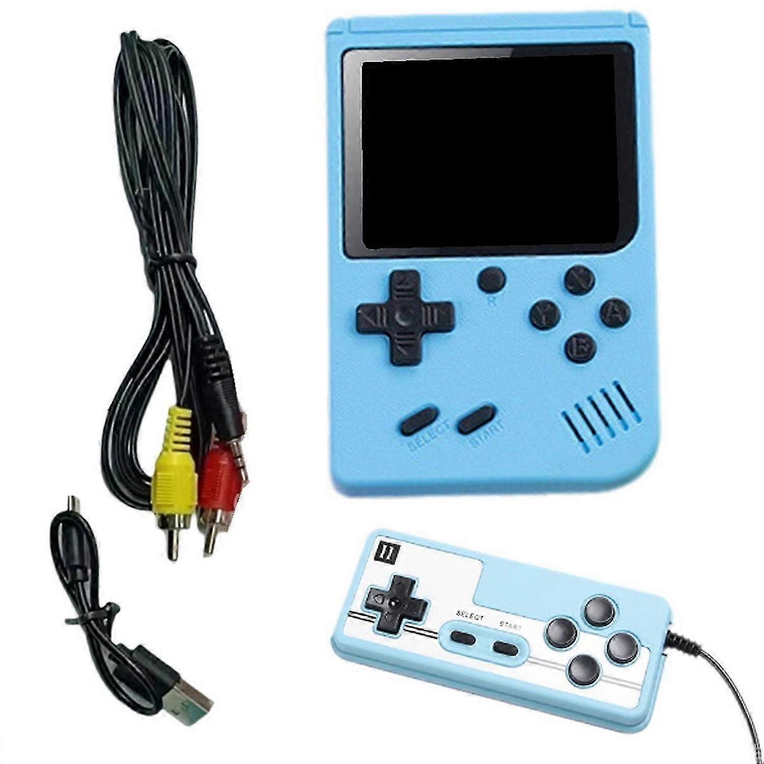 Handheld Video Game Console Mini LCD Kids Color Game Player Blue