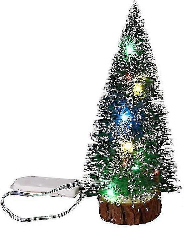 Christmas Decoration Desktop Decoration Led Light Christmas (15cm) Green 1pcs