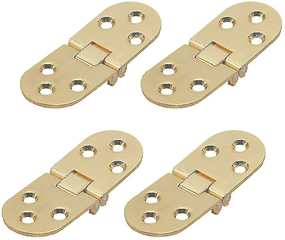 4pcs Folding Table Hinges,flat Door Cabinet Foldable Hinges