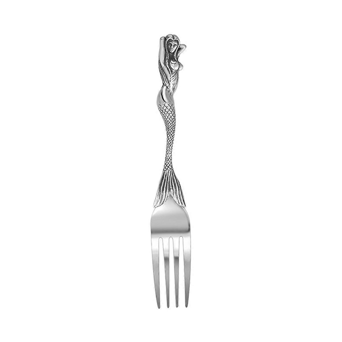 Halloween Fork Mermaids Handle Tableware Vintage C