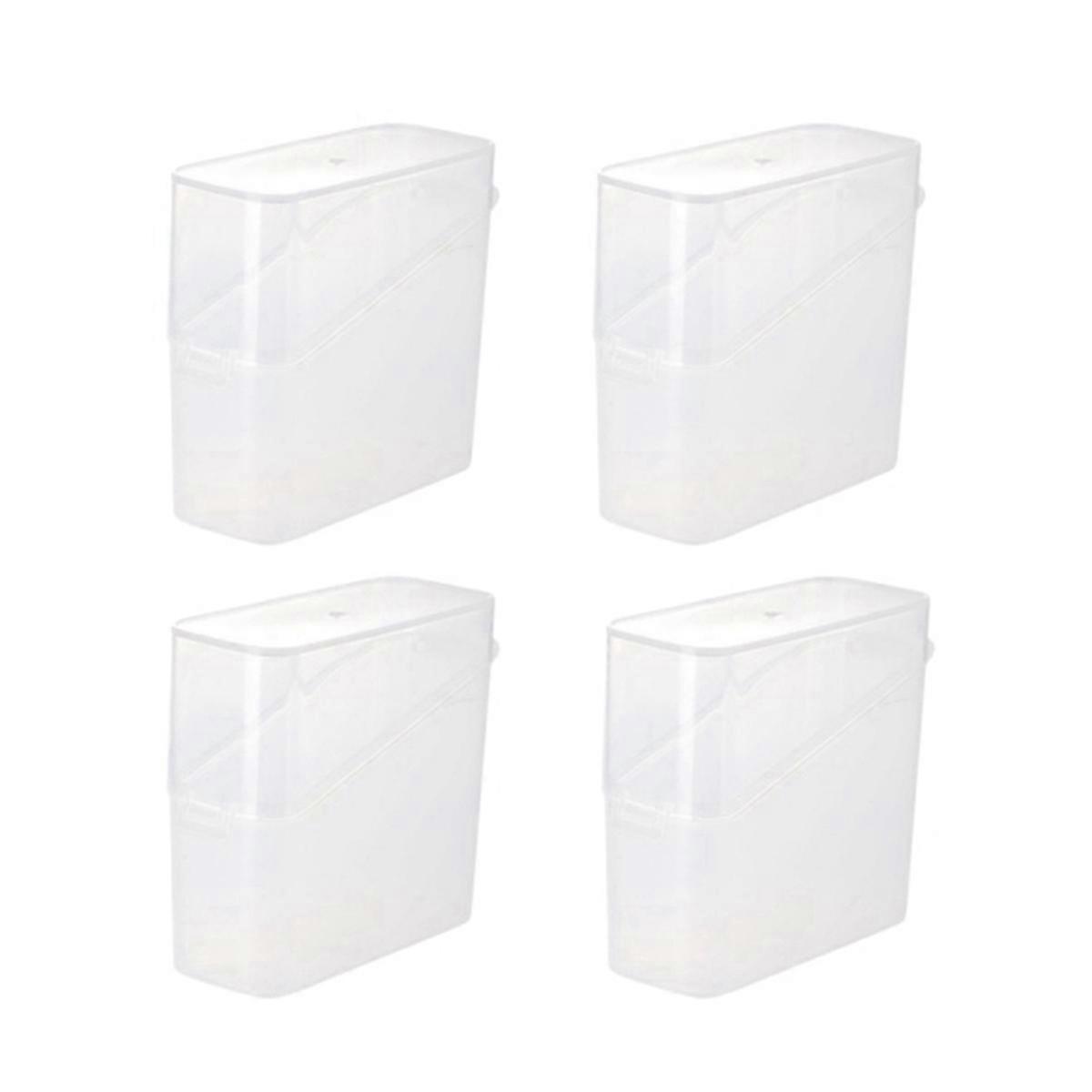 Sliced Cheese Container for Fridge, 4 PCS Cheese Storage Box
