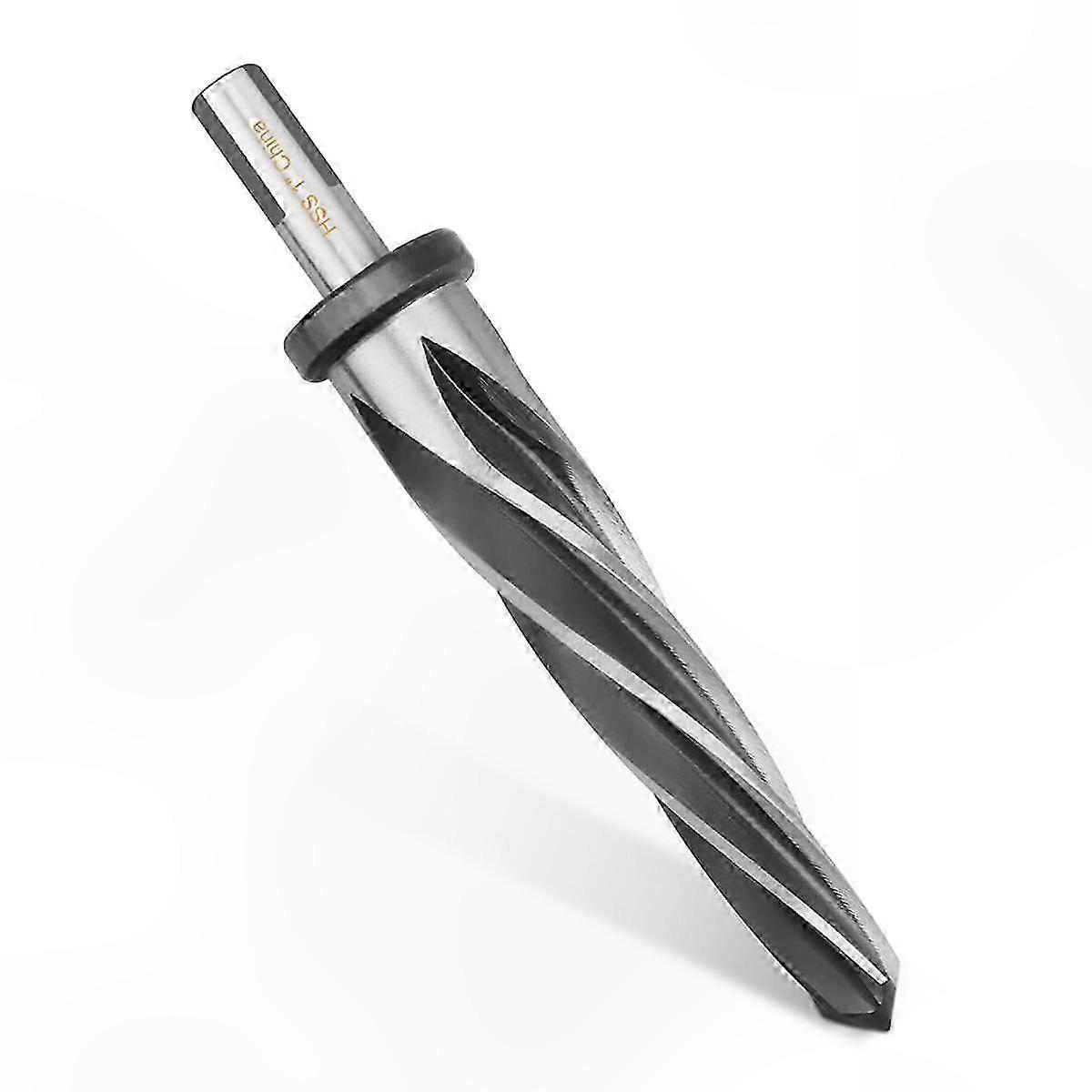 1In Construction Reamer Bit with 1/2In Non-Slip Shank M2 HSS Taper Chucking Drill Bridge Tool