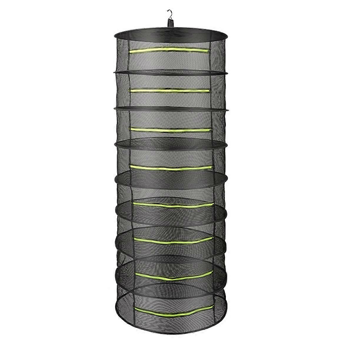 Folding Dry Rack for Vegetables Fish Mesh 8 Layer