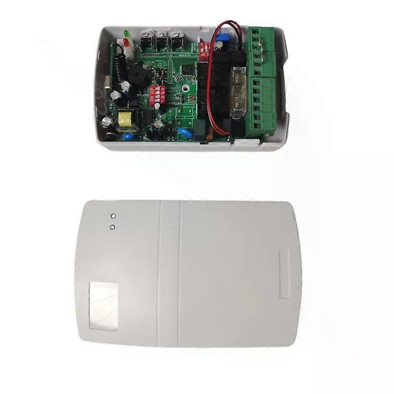 110V 220V Control Board For Motor Garage Door Roller Shutter Auto Gate 433mhz Control Panel With Remote Transmitter