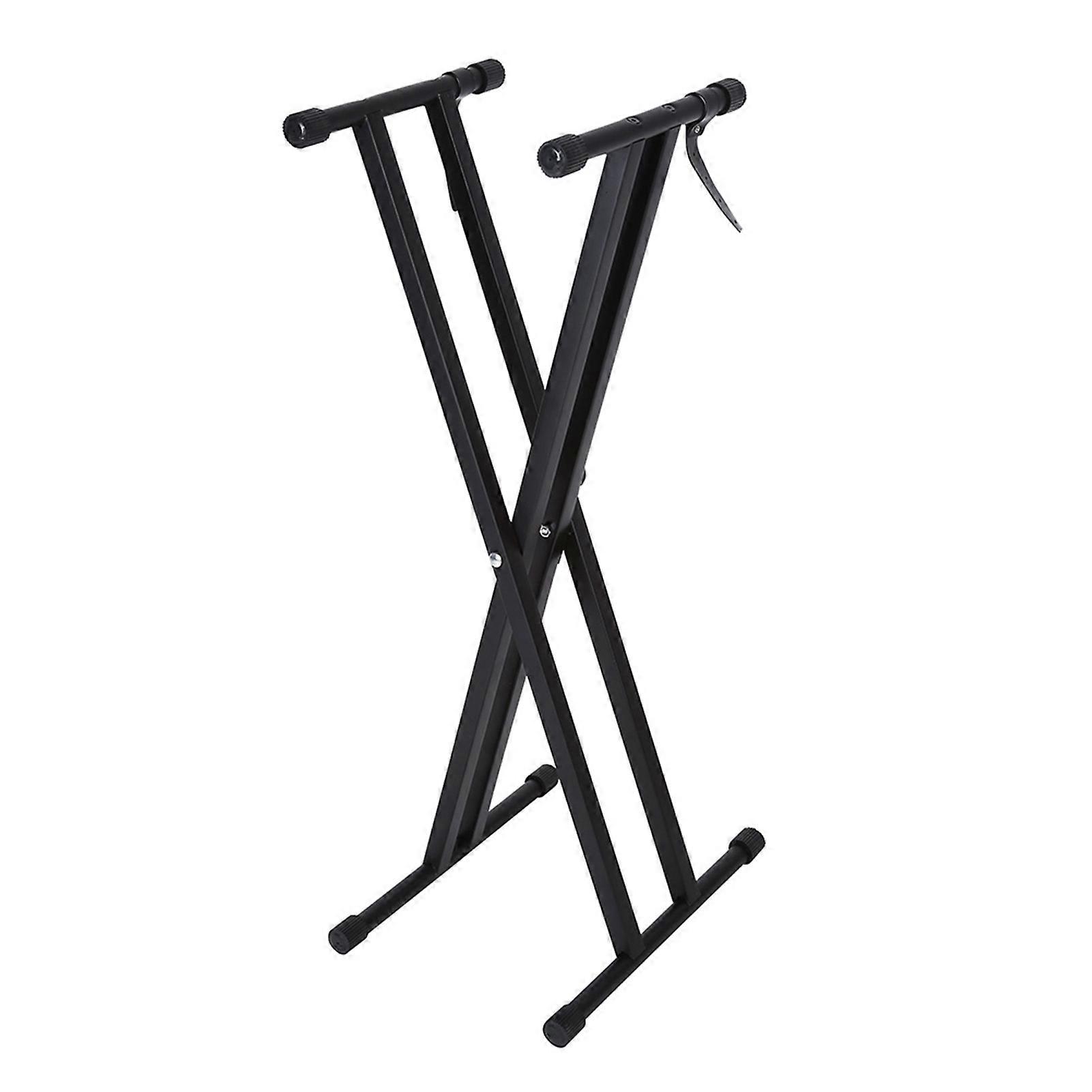Support de clavier portable en forme de X, support d'orgue électrique à double renfort, hauteur réglable