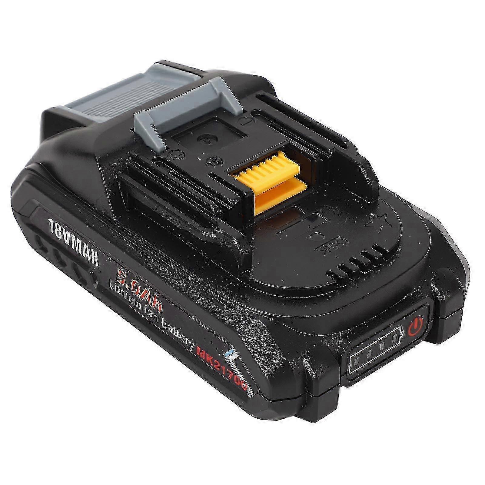 5.0Ah Electric Tool Battery Replacement with Power Display Suitable 18V Power Tool Battery for BL1815 BL1810 BL1820 2025