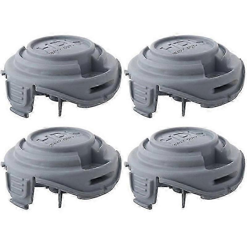 4pcs Compatible For Black Decker Stc5433 Type 1 / Stc5433pc Type 1 Hdl Heavy Duty Line Spool Cap, 90588530
