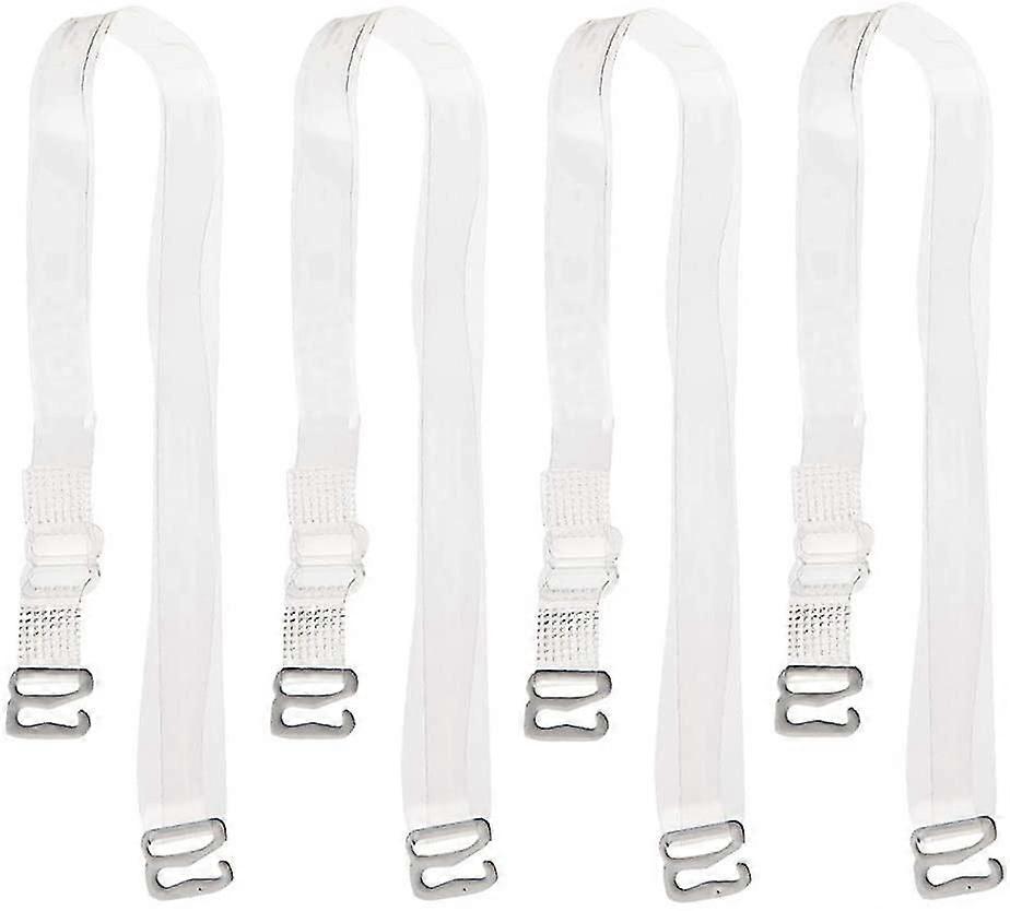 Transparent Adjustable Invisible Bra Straps Replacement 2 Pairs