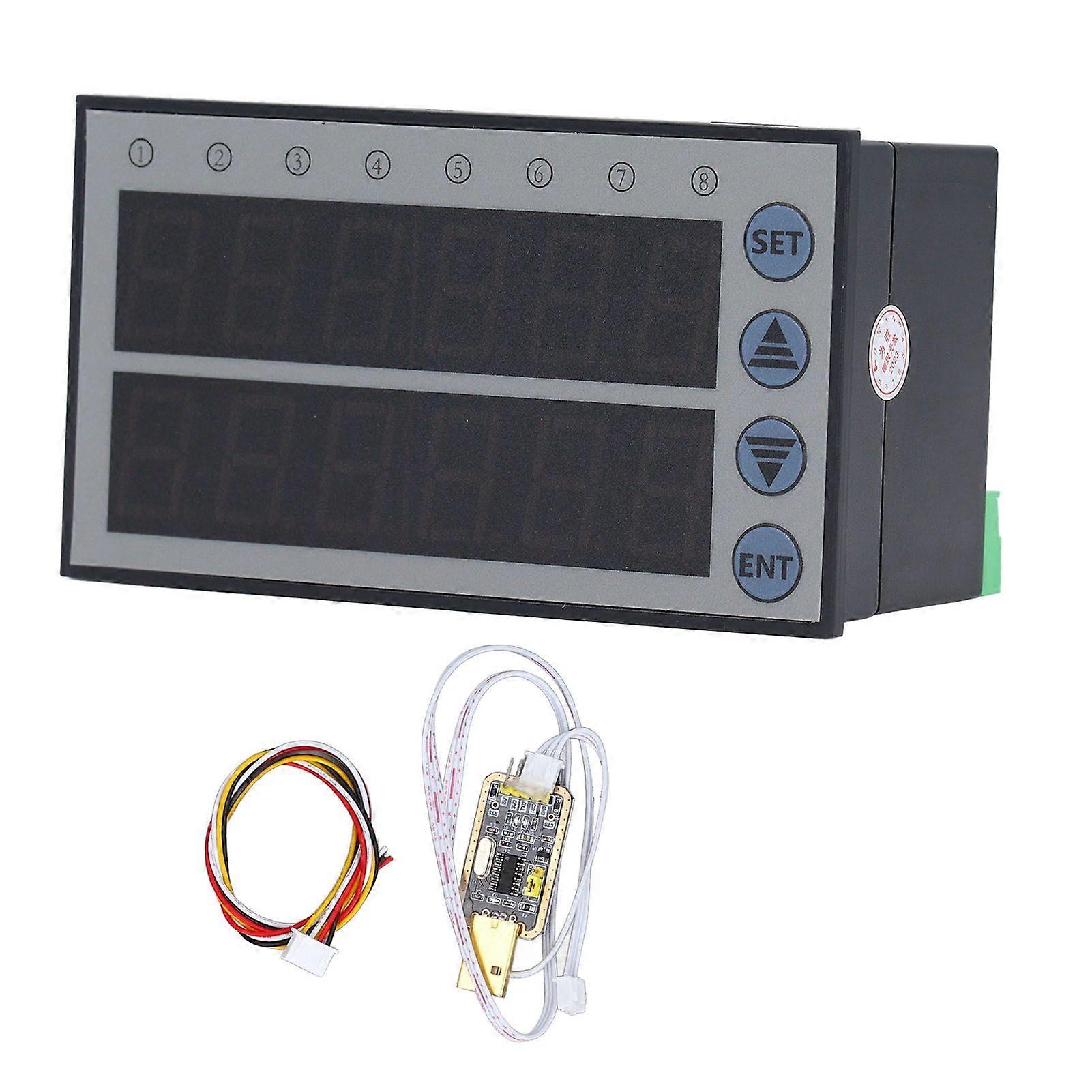 Display di testo PLC DC24V Digitale 8 LED FX2N 10MR Ingresso analogico programmabile a 2 vie con cavo di download da USB a TTL