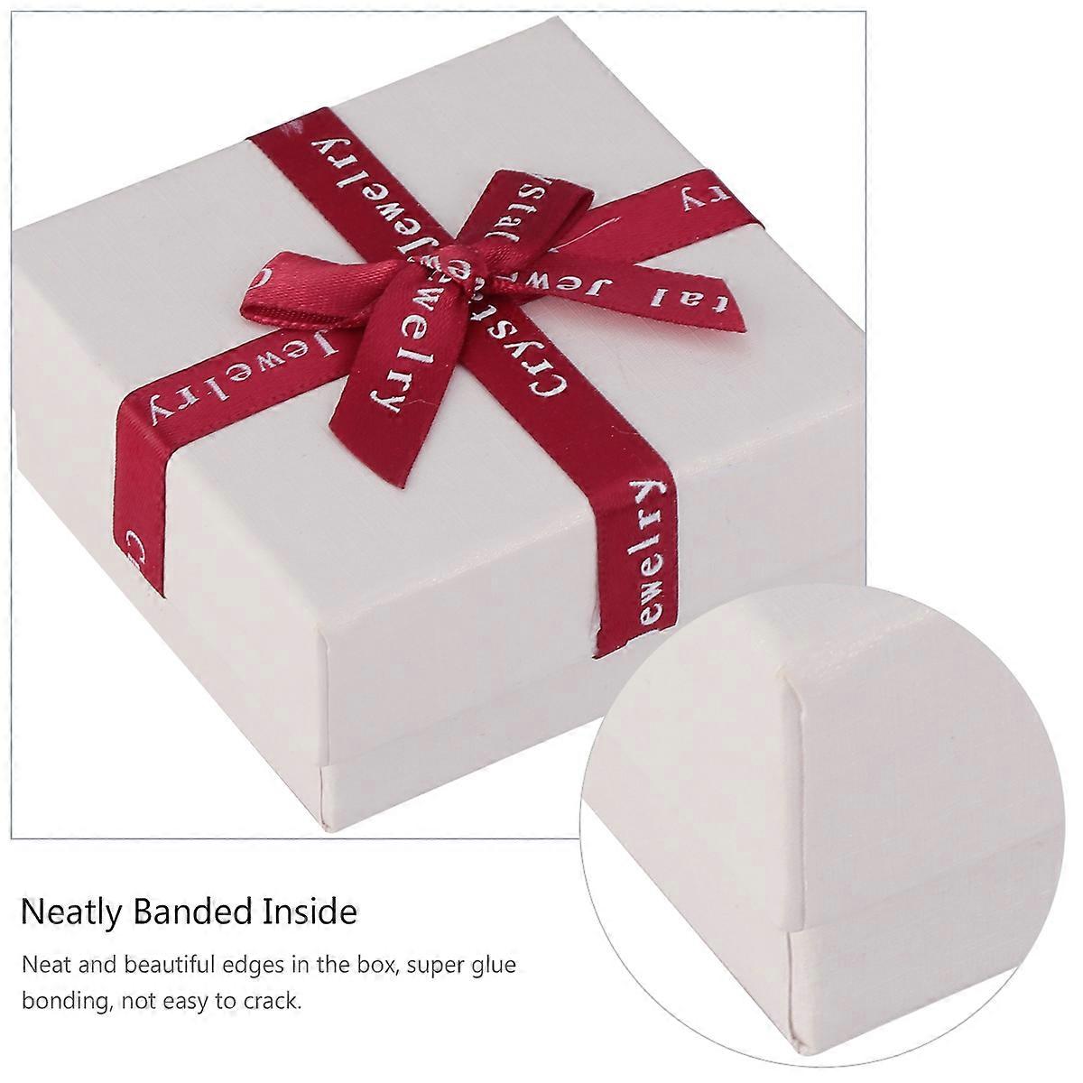 Jewelry Box with Bowknot Design for Candy Storage 10Pcs Gift Boxes
