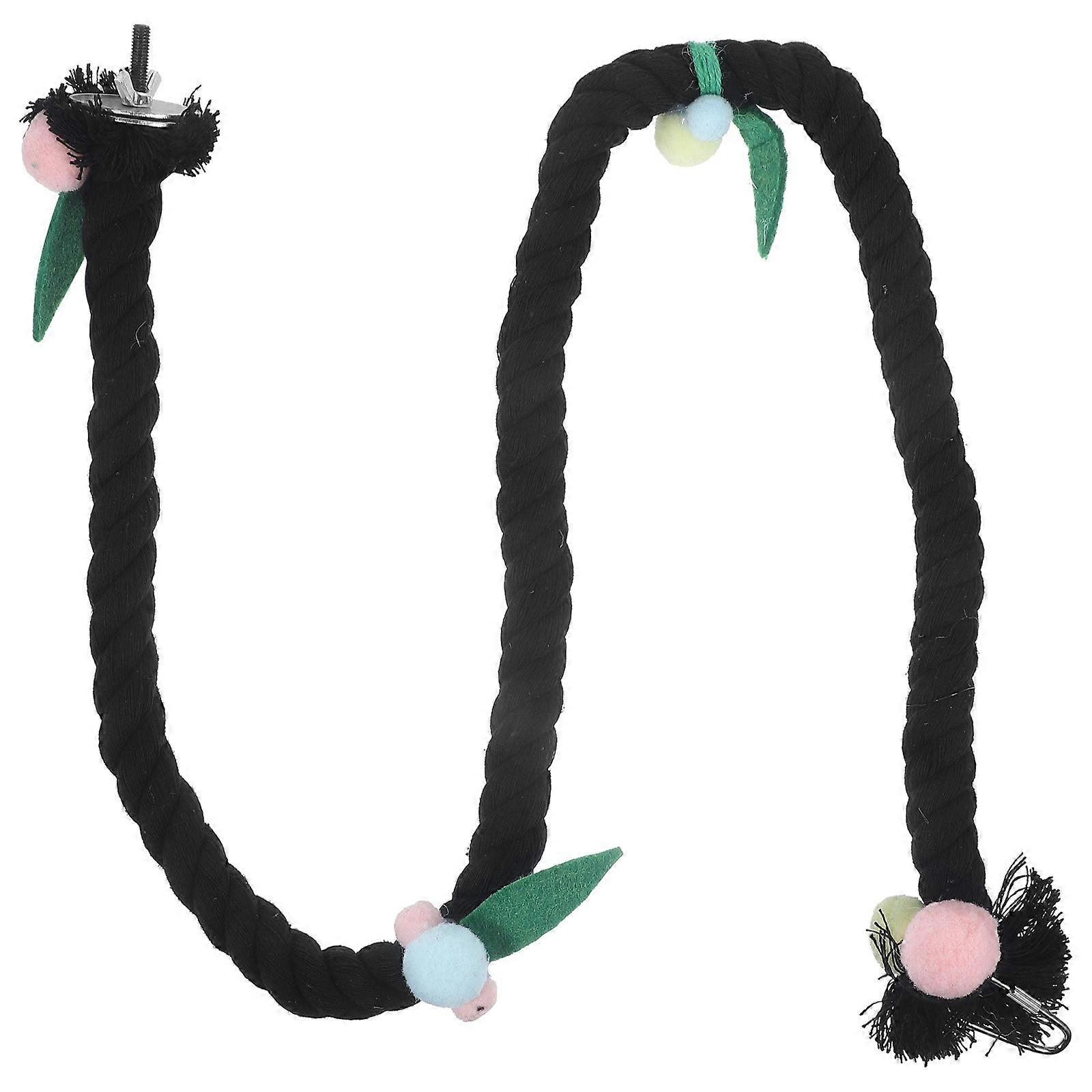 Bird Rope Perch Parrot Standing Rope for Chewing and Climbing 2Pcs