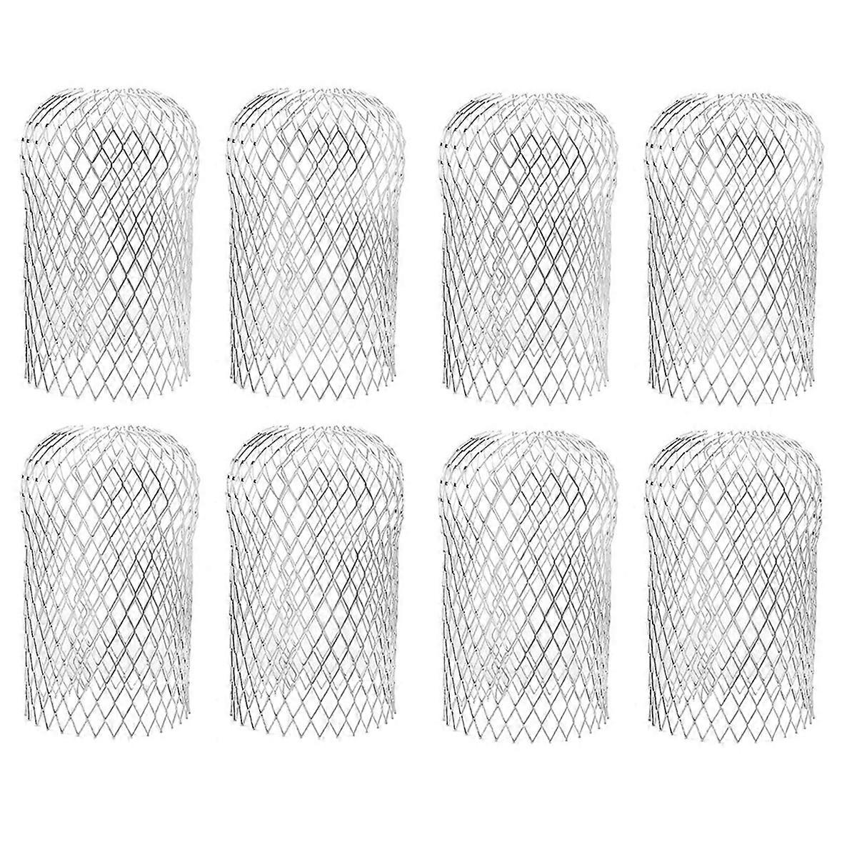8 Pcs Gutter Guards - Aluminum Gutter Downspout Guard, 12 X 17cm