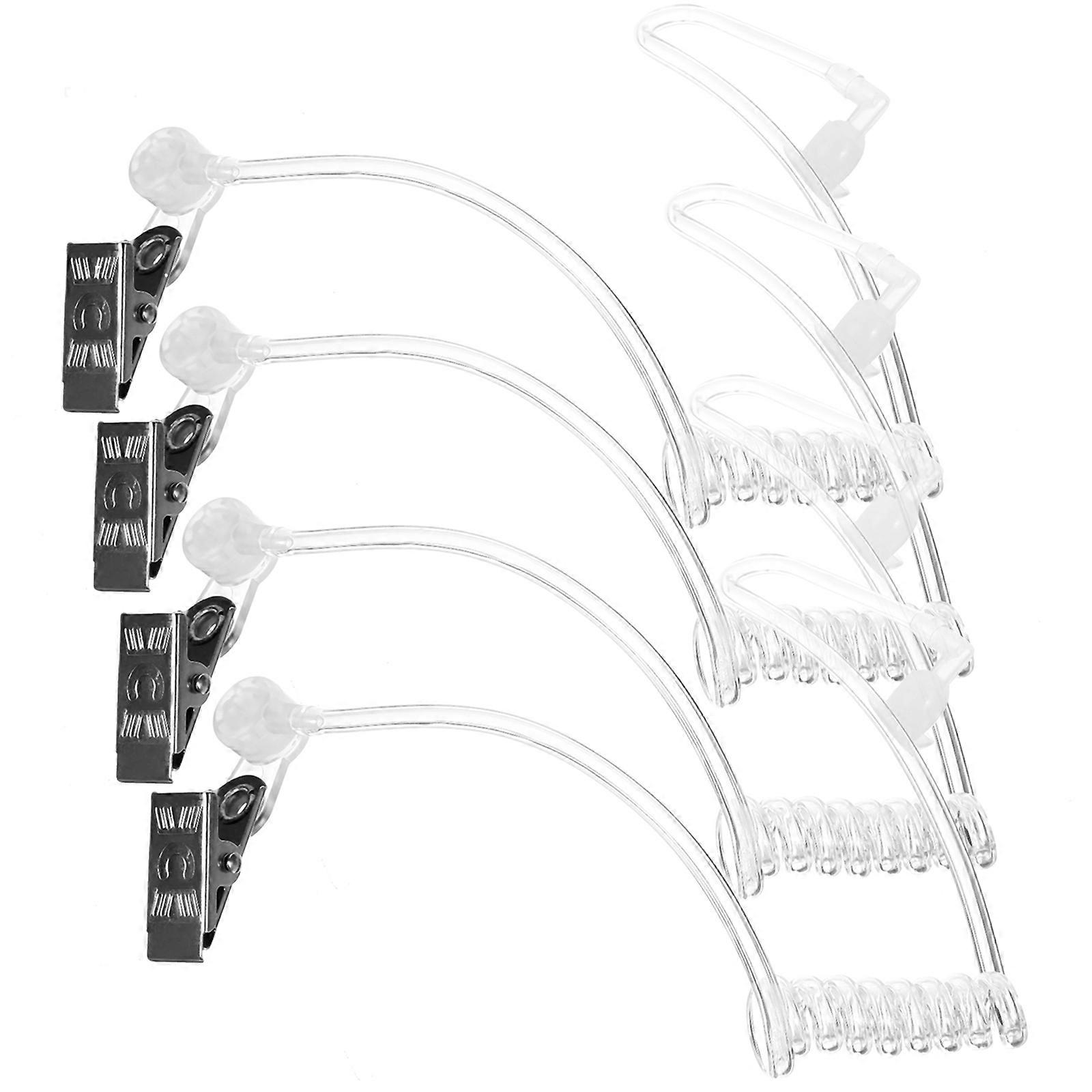 Durable Acoustic Tube Earpiece for 8Pcs Set