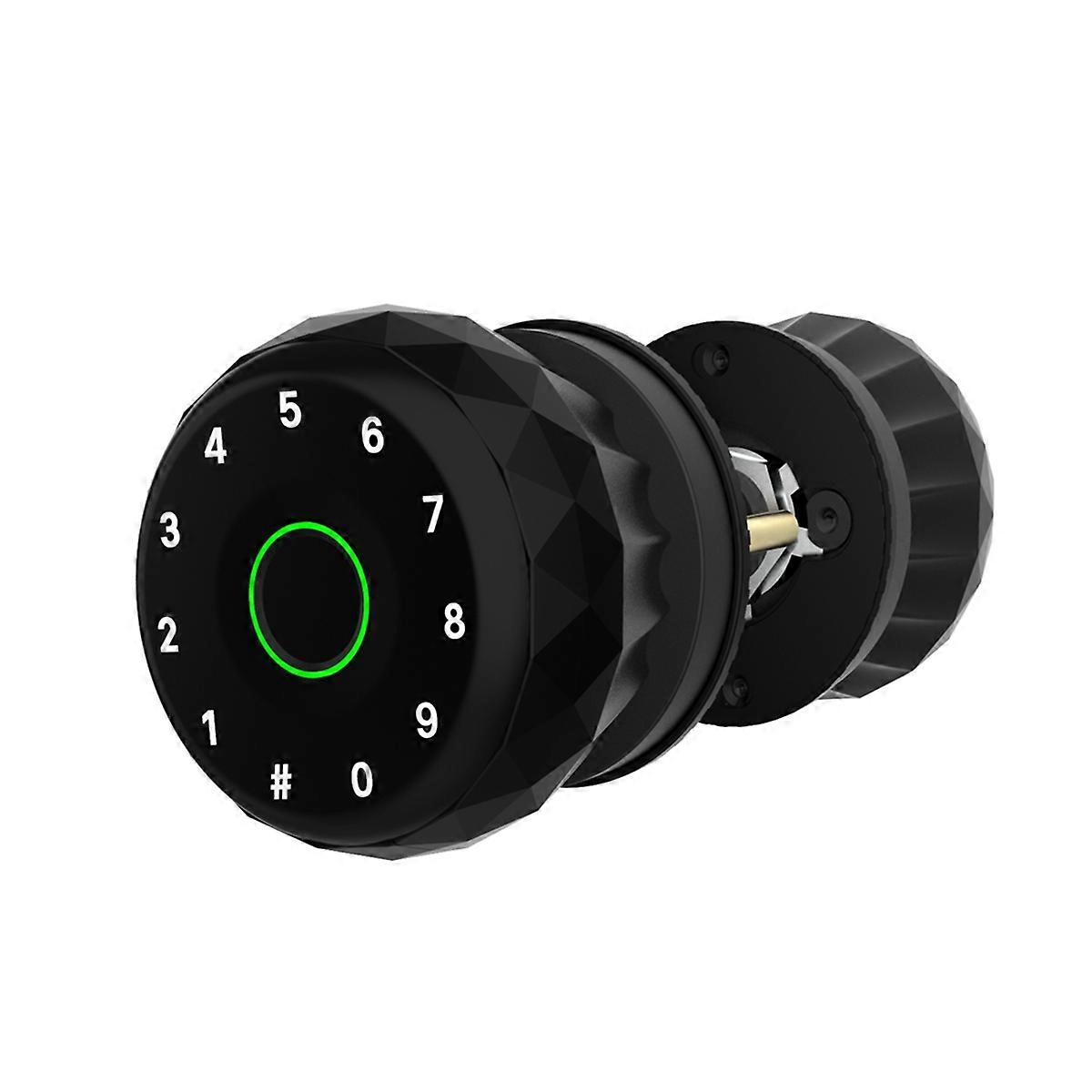 Tuya Smart Fingerprint Lock Knob Door Lock Support Key Password Bluetooth APP Unlock Secure Convenie