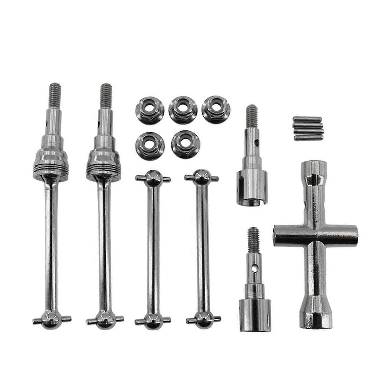 For 1/12 SY1201 1202 1203 1204 RC Car Metal Upgrade Parts DIY PARTS Front Rear Drive Shaft Different