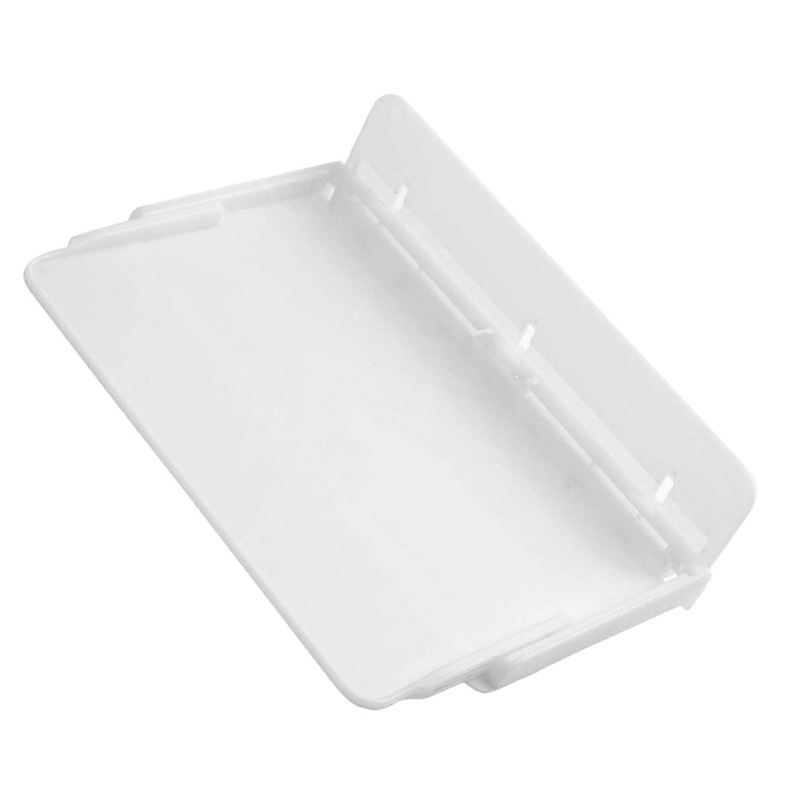 White Folding Bedside Shelf Plastic Organizer for Bed Use 2Pcs