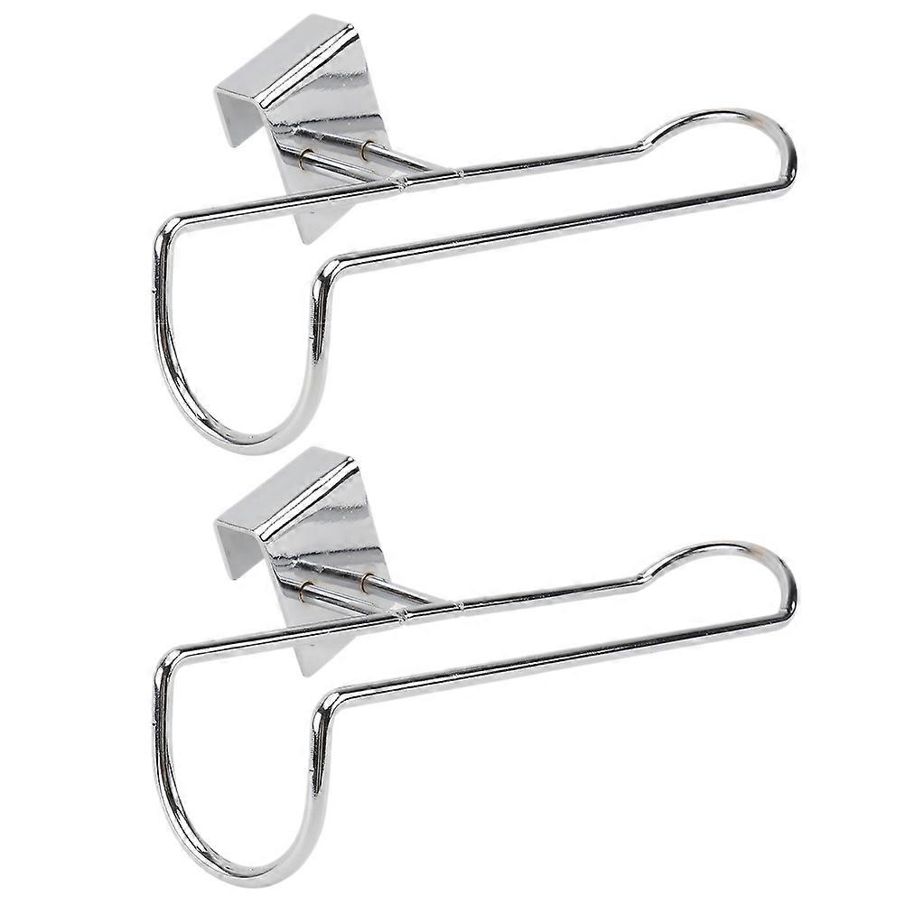 Roller Skates Holder for Storage Use with 2Pcs Silver Wall Mount Stand