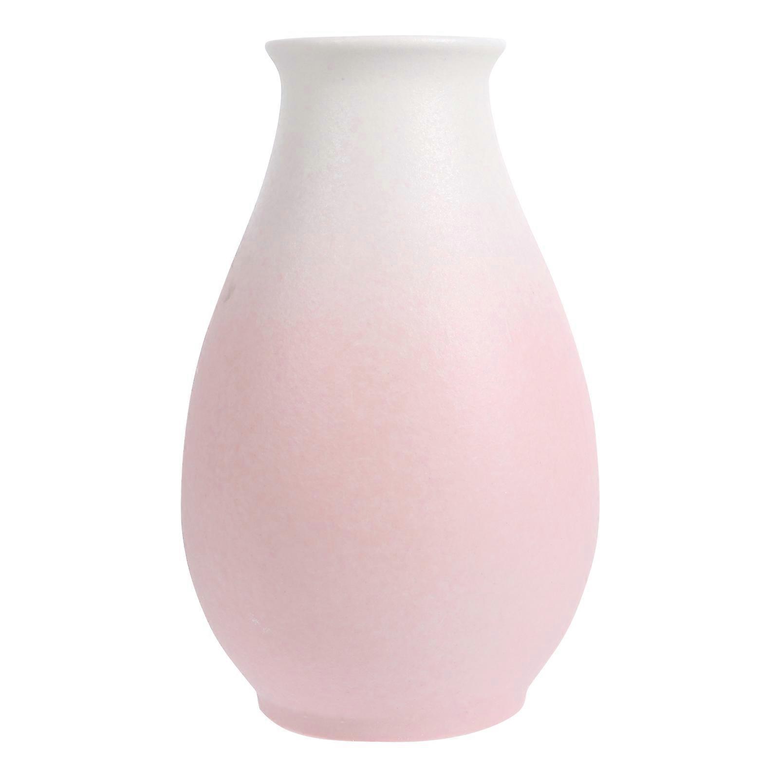 Gradient Color Flowerpot Ceramic Vase for Decoration 2Pcs