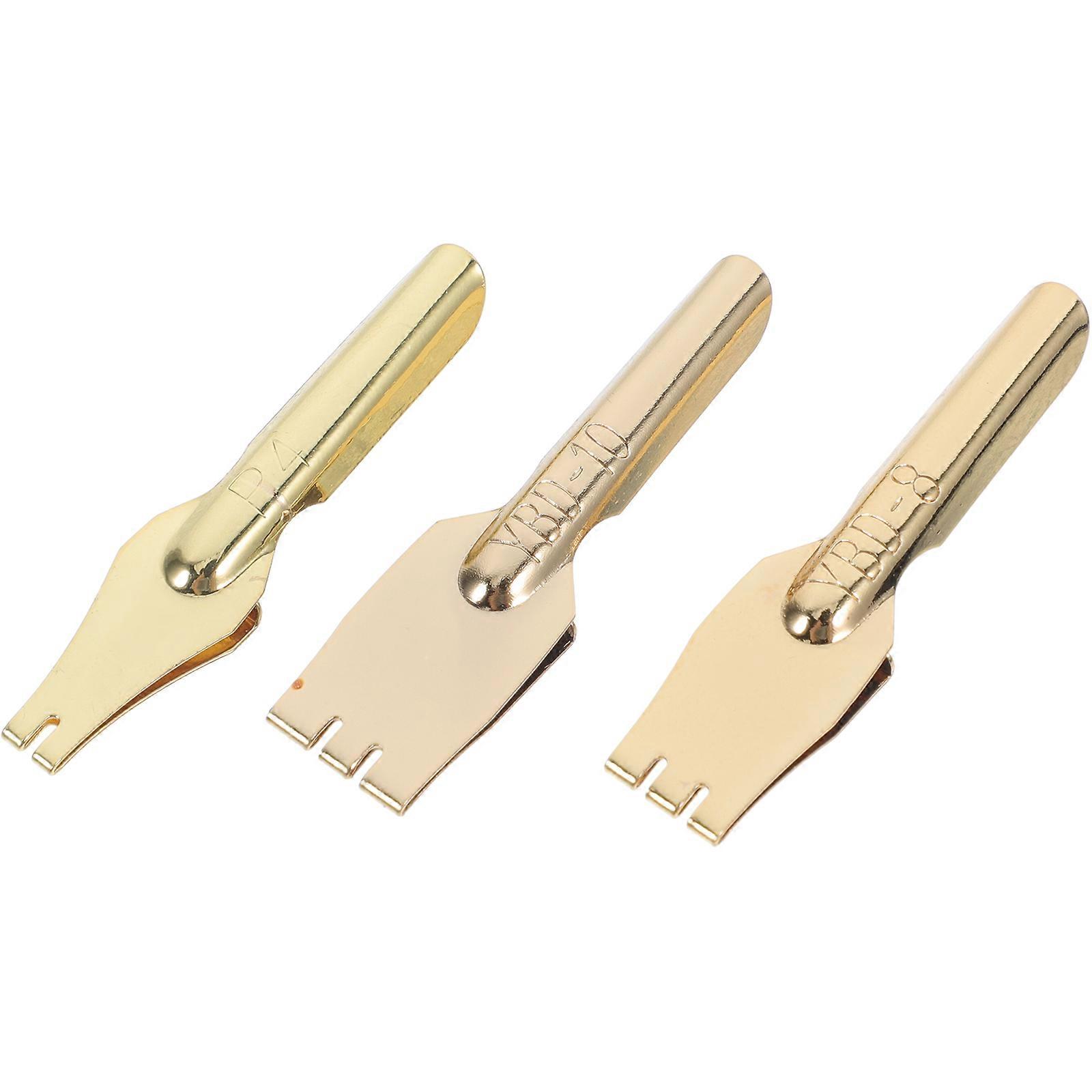 Calligraphy Fountain Pen Nibs for Students 9Pcs Copper Replacement Set