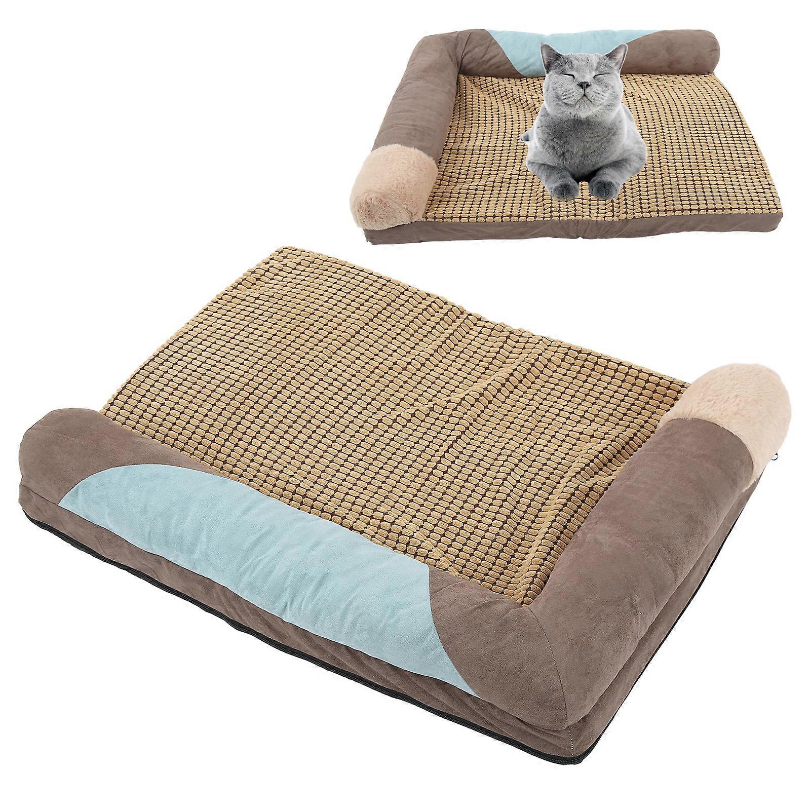 Soft Pet Dog Sofa Bed Warm Removable Washable Small Medium