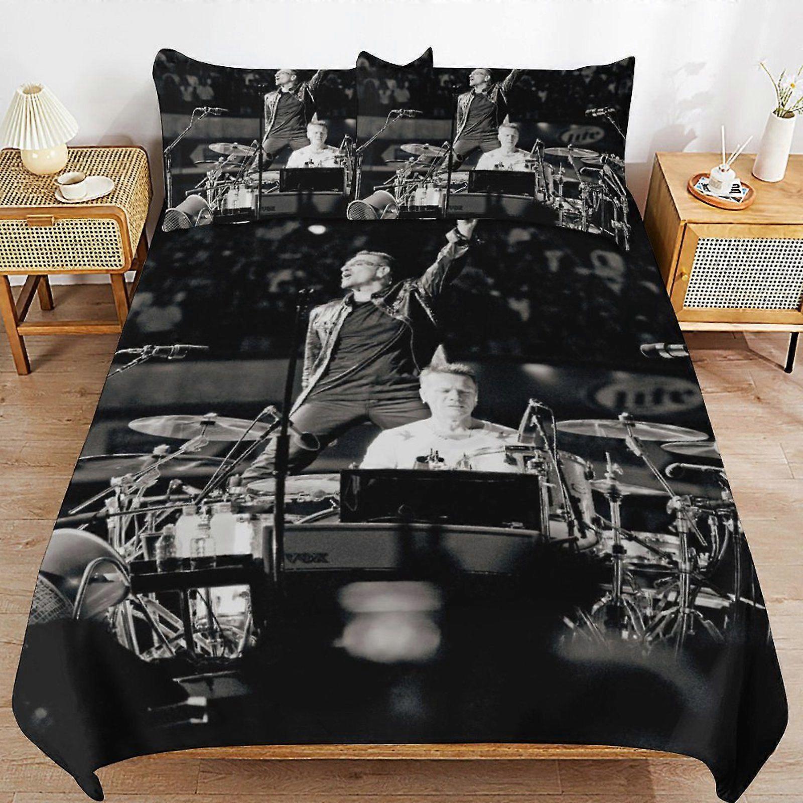 e106 U2 Breathable Bedding Solution Soft Surface Zipper Durable Thread Duvet Cover Sets Comfort Sleep d106