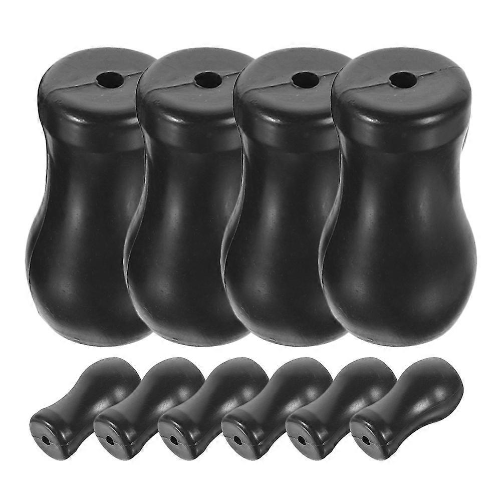 40Pcs Black Decorative Window Blind Pull End Knobs Simple Style Curtain Accessory Home Decor