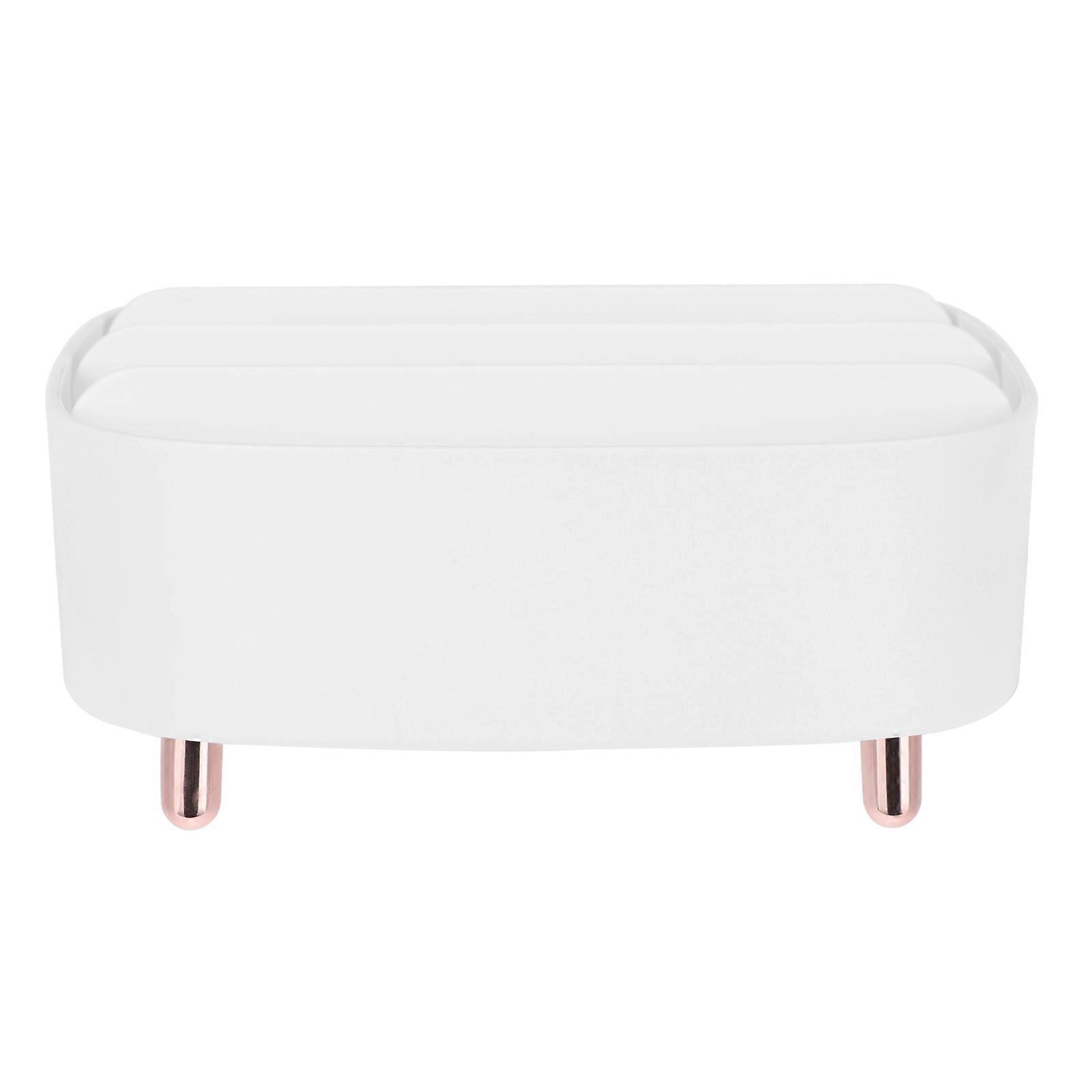 Cosmetic Holder Storage Box for Storage Use 3Pcs White