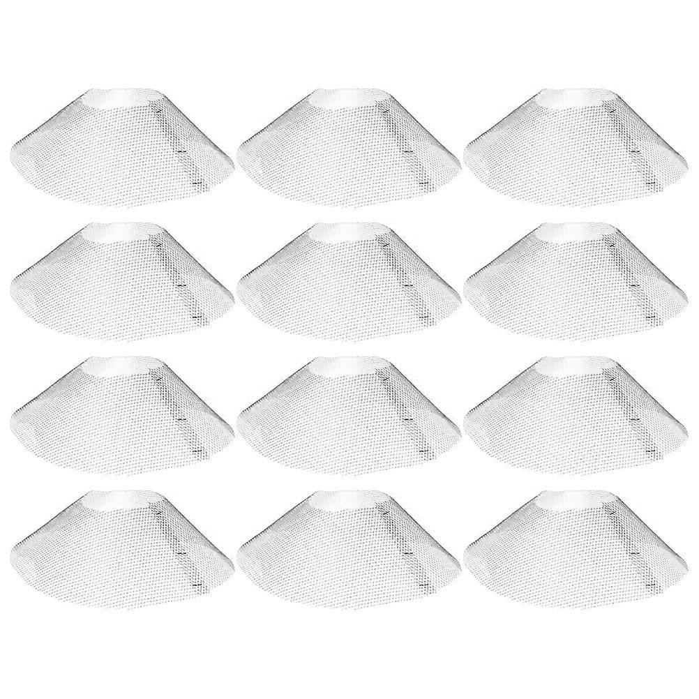 Range Hood Mesh Filters Cooker Hood Filter Net Household Users Kitchen Use Aluminum Smoke Reduction 12Pcs