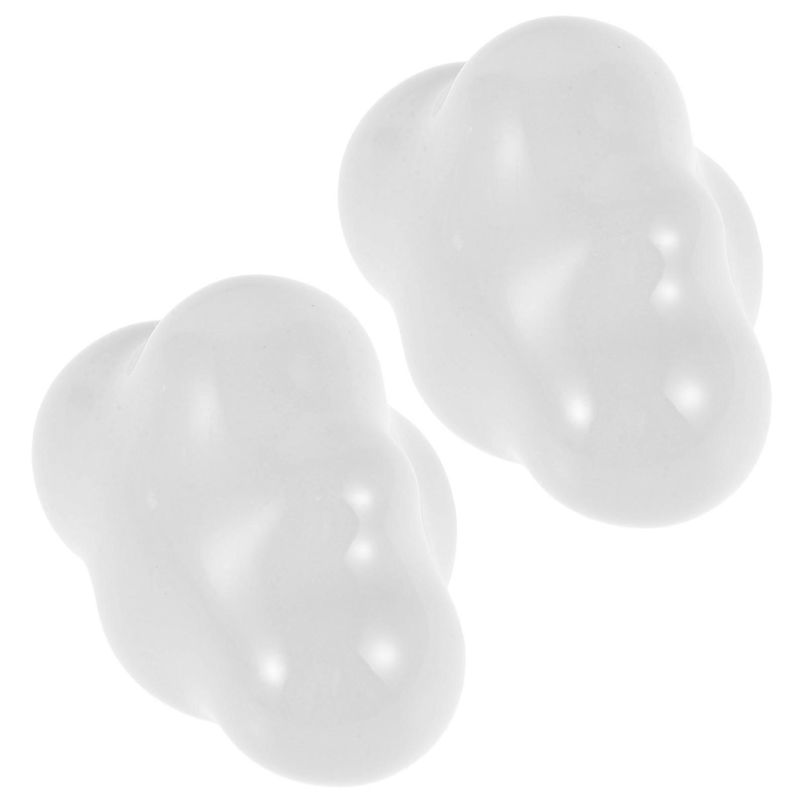Pull Handle Ceramic Cloud Shape Knobs for 4Pcs Cabinet Drawers