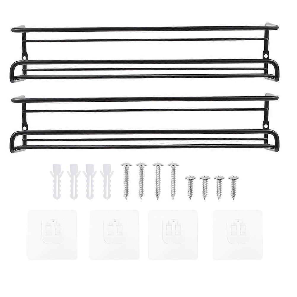 Hanging Spice Rack Organizer for Cabinet 4Sets Wall Mount Spice Racks