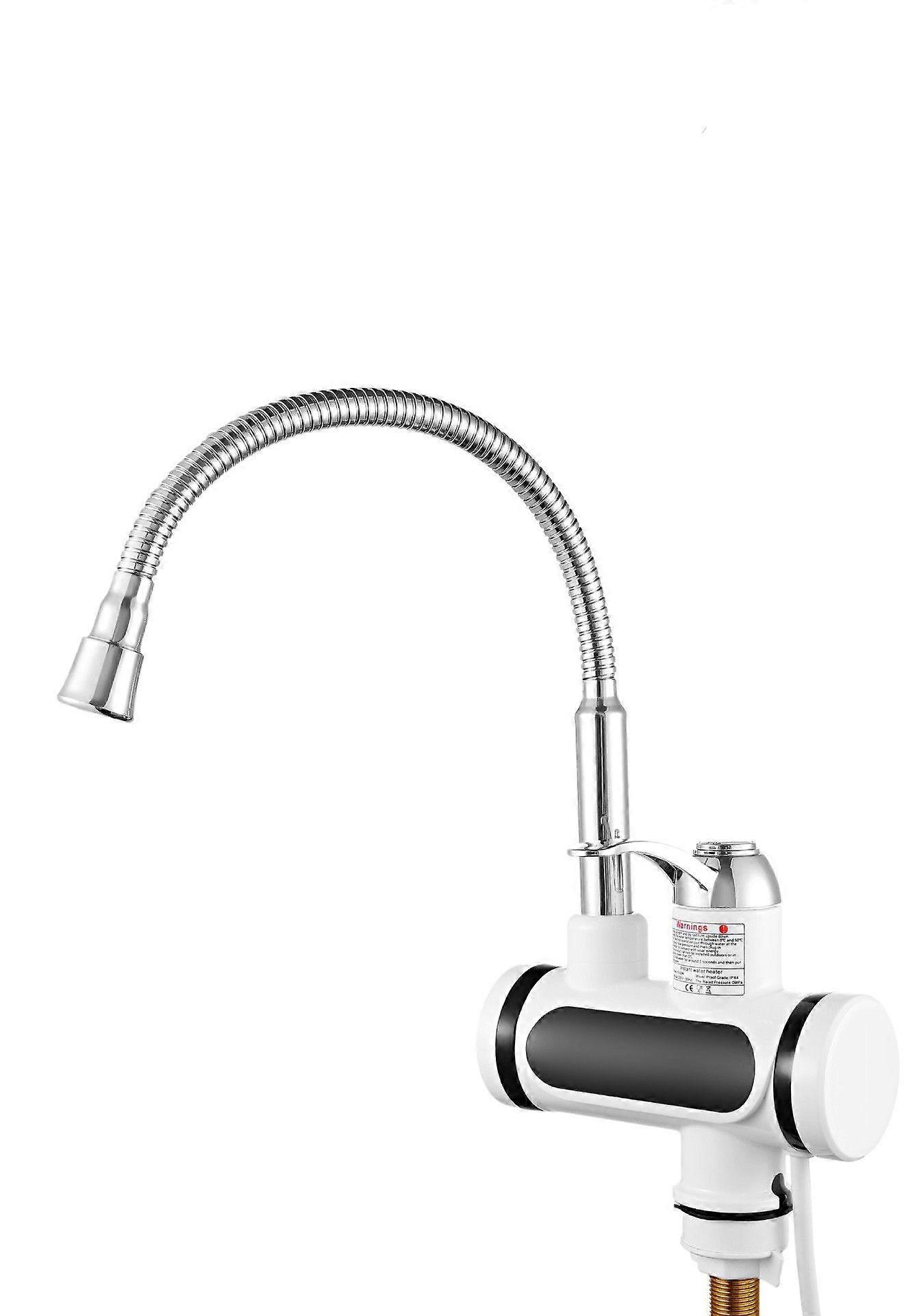 3000W HS06 instant hot water tap with 360 swivel spout and LED digital display for kitchen
