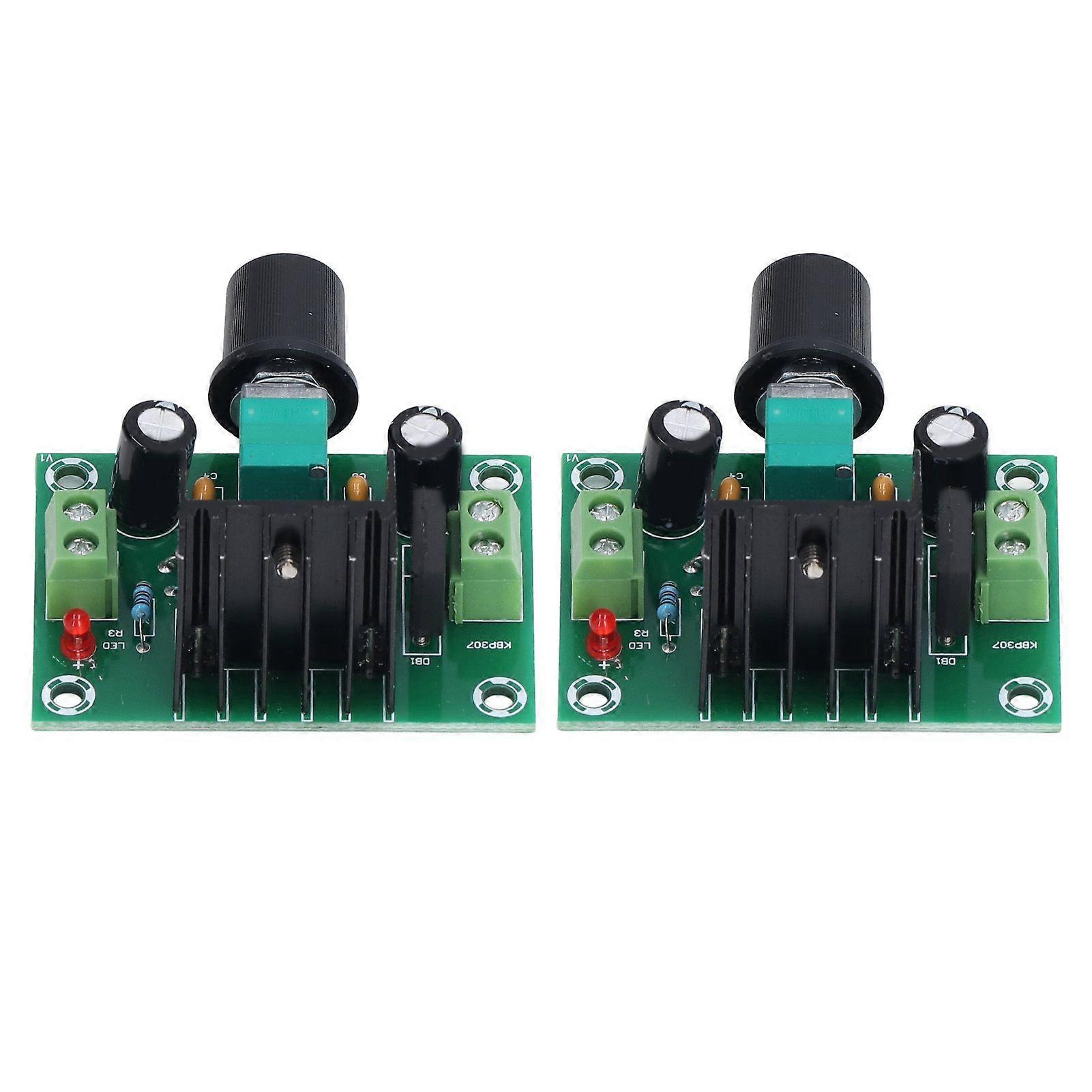 2Pcs XHM197 Voltage Regulator Plate LM317 Linear Module Sensor AC DCDC Large Heat Dissipation