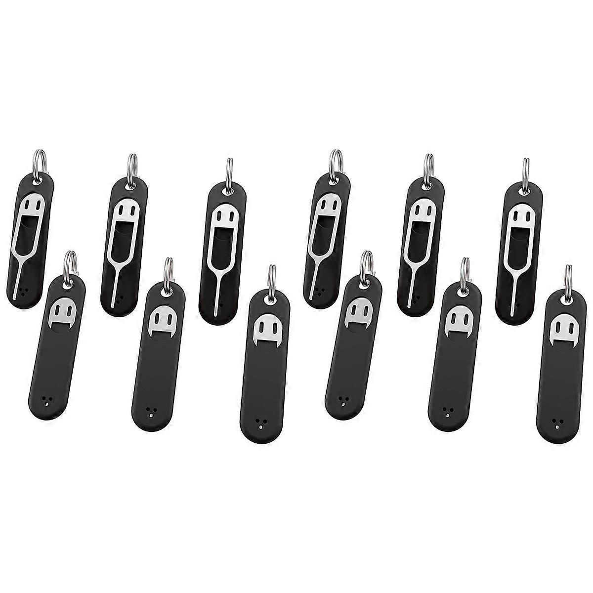 6Pcs SIM Card Removal Tool-Sim Card Tray Pin Removal Tool,Black