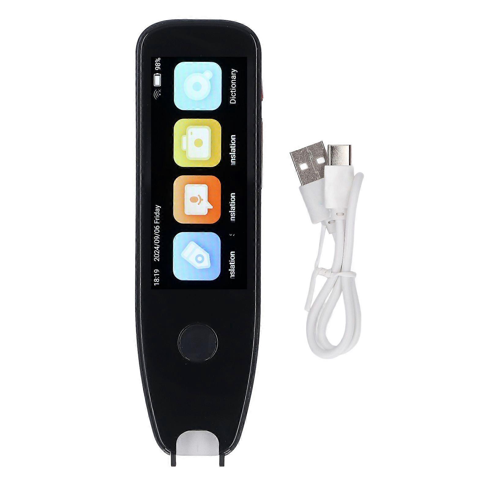 Scan Reading Pen Offline Online 3.46 Inch IPS Screen 134 Language Support Portable Smart Scan Reader Pen 2 Way Instant Language Translator