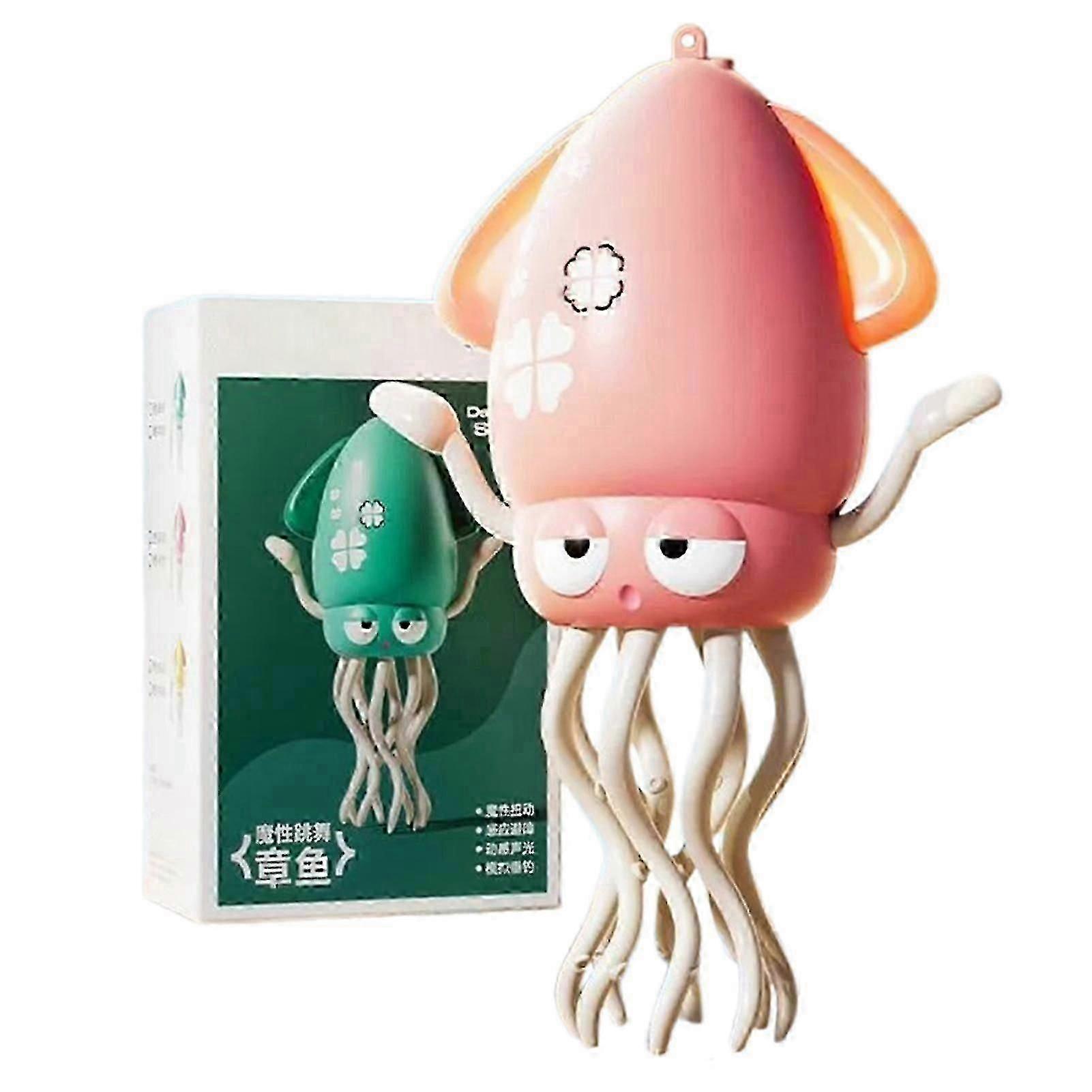 Electric Dancing Octopus Toy with LED Lights & Music - Auto-Avoid Feature for Kids & Toddlers for Play & Sensory Development