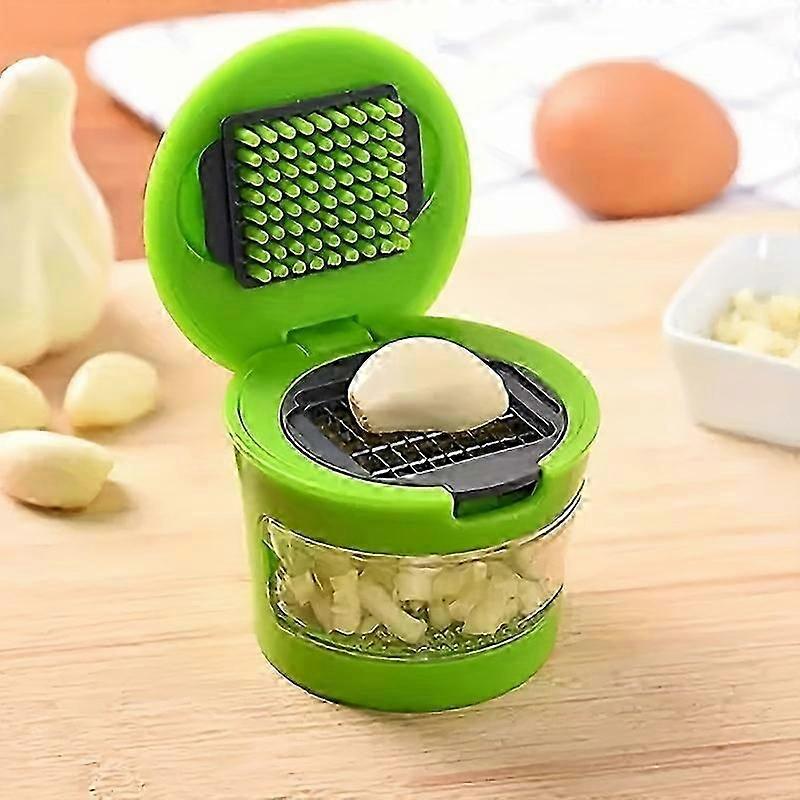 1-Pack Mini Portable Garlic Press Multi-Function Meat Grinder, Garlic and Vegetable Cutter