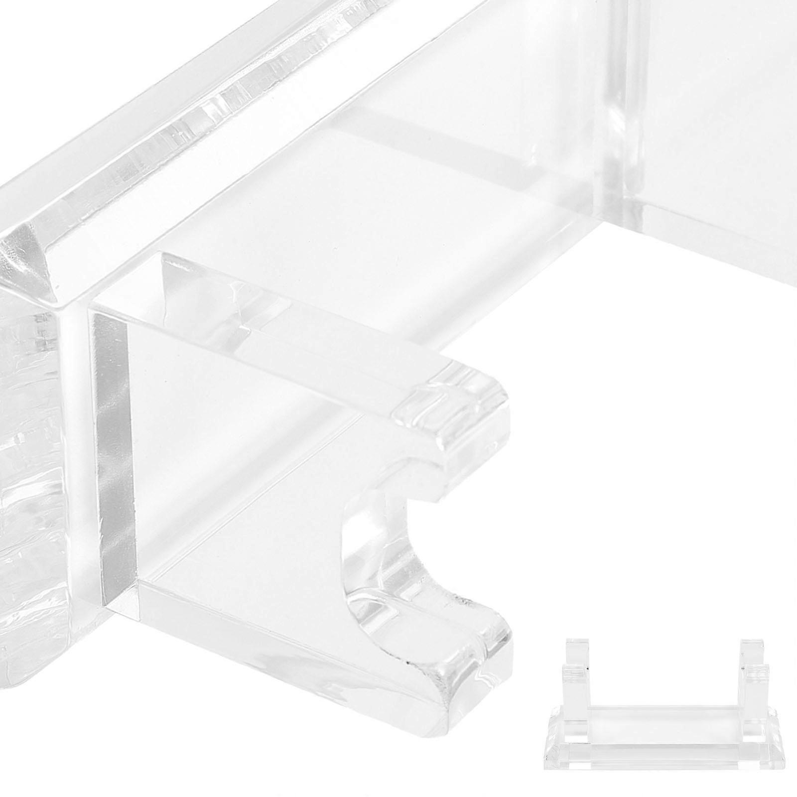 Pen Holder Transparent Acrylic Stand for School Use 2Pcs Display Organizer