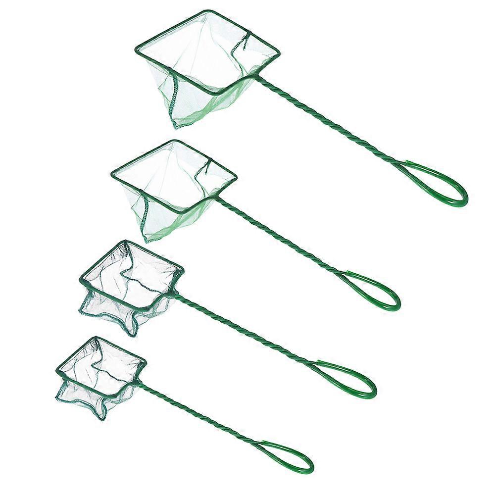 Fishing Net Outdoor Landing Nets for Portable Use 20Pcs Green