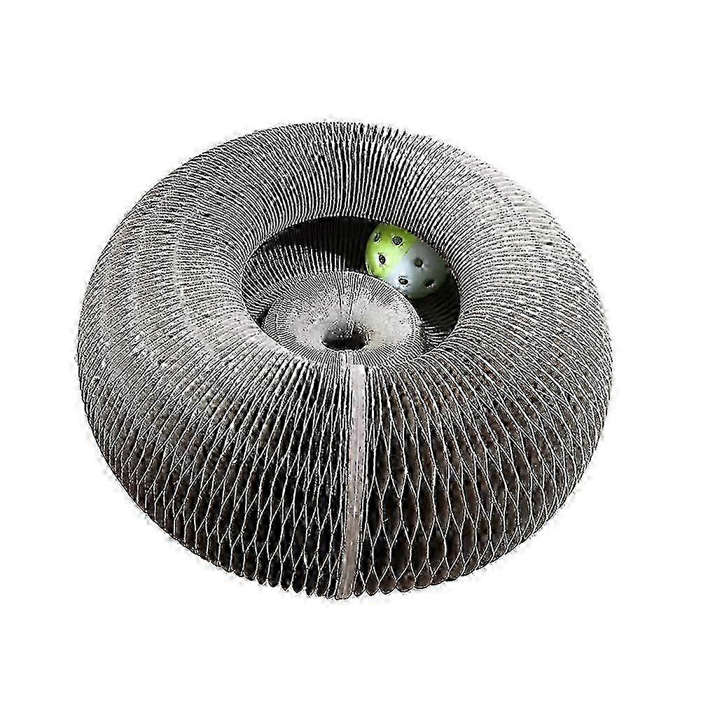 Kitty Kurlz Cat Toy - Accordion Shape Cat Scratcher Play Kit