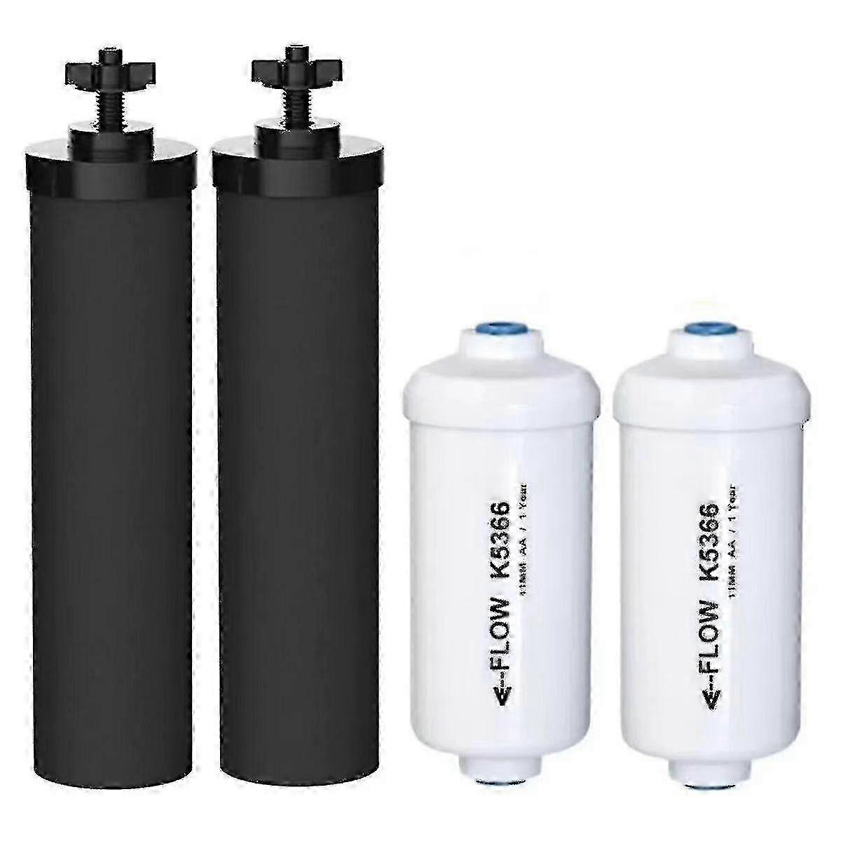 26-27 Replacement For 2 And 2 Fluoride Water Filter Compatible With Black Gravity Water Filtering System- 1